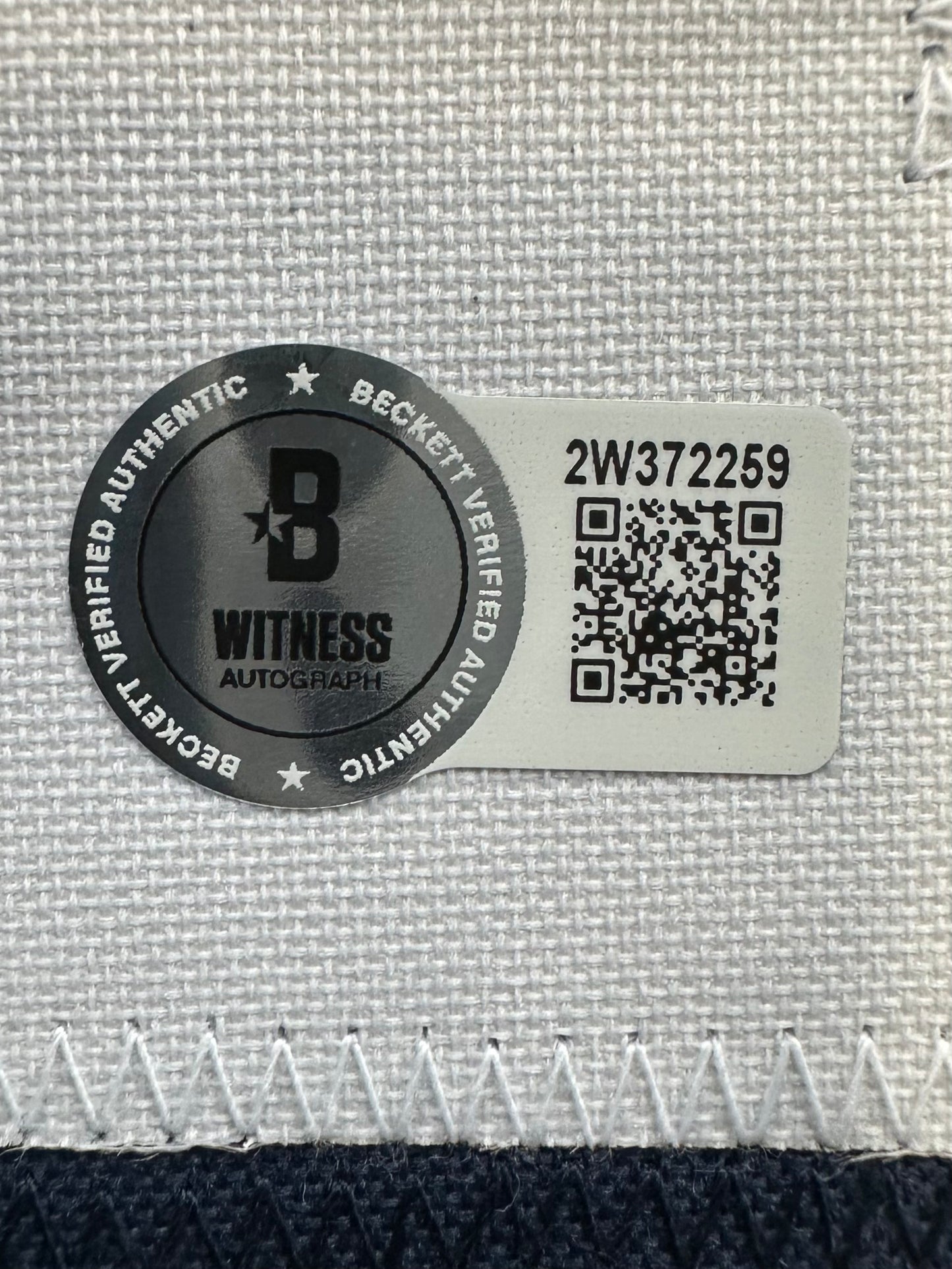 RANDY WHITE DALLAS COWBOYS SIGNED BLUE JERSEY w/HOF 94 INSCRIPTION BAS