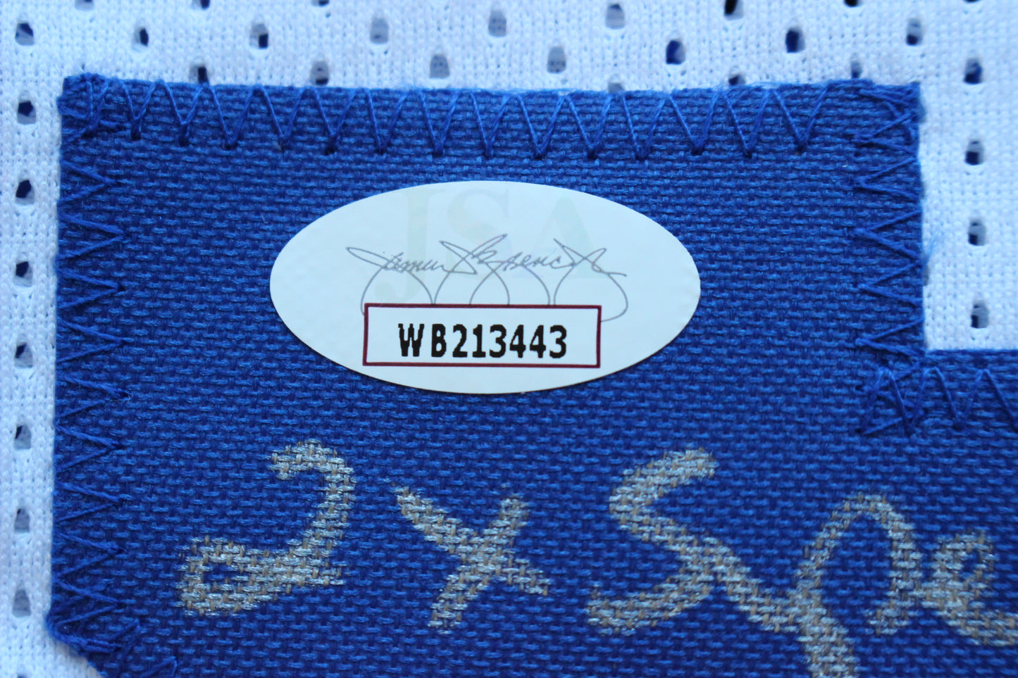KENNETH KENNY GANT DALLAS COWBOYS SIGNED HOME JERSEY Medium w/INSCs JSA COA