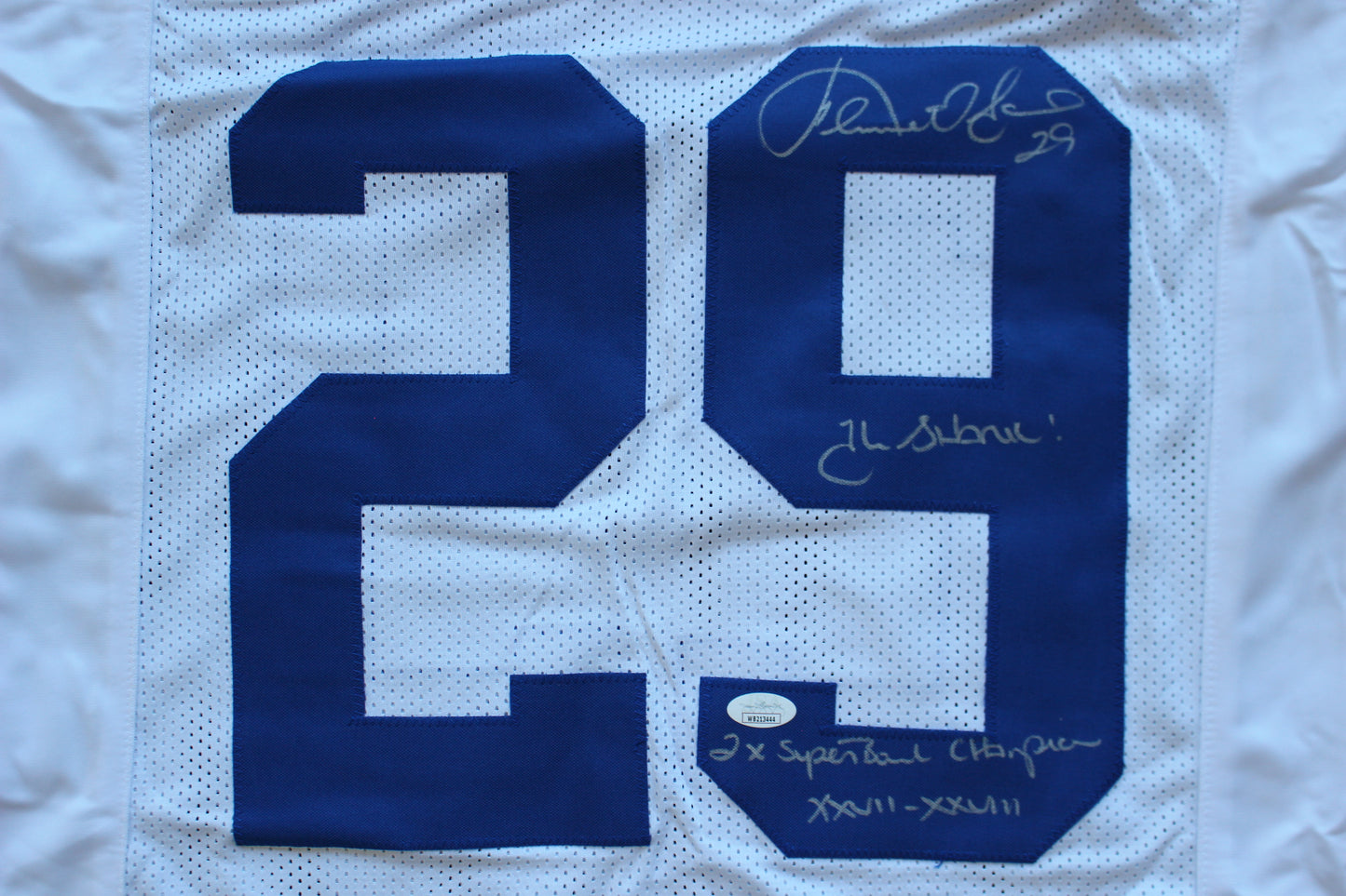 KENNETH KENNY GANT DALLAS COWBOYS SIGNED HOME JERSEY Medium w/INSCs JSA COA