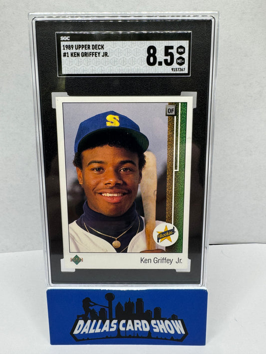 1989 Upper Deck Ken Griffey Jr #1 SGC 8.5