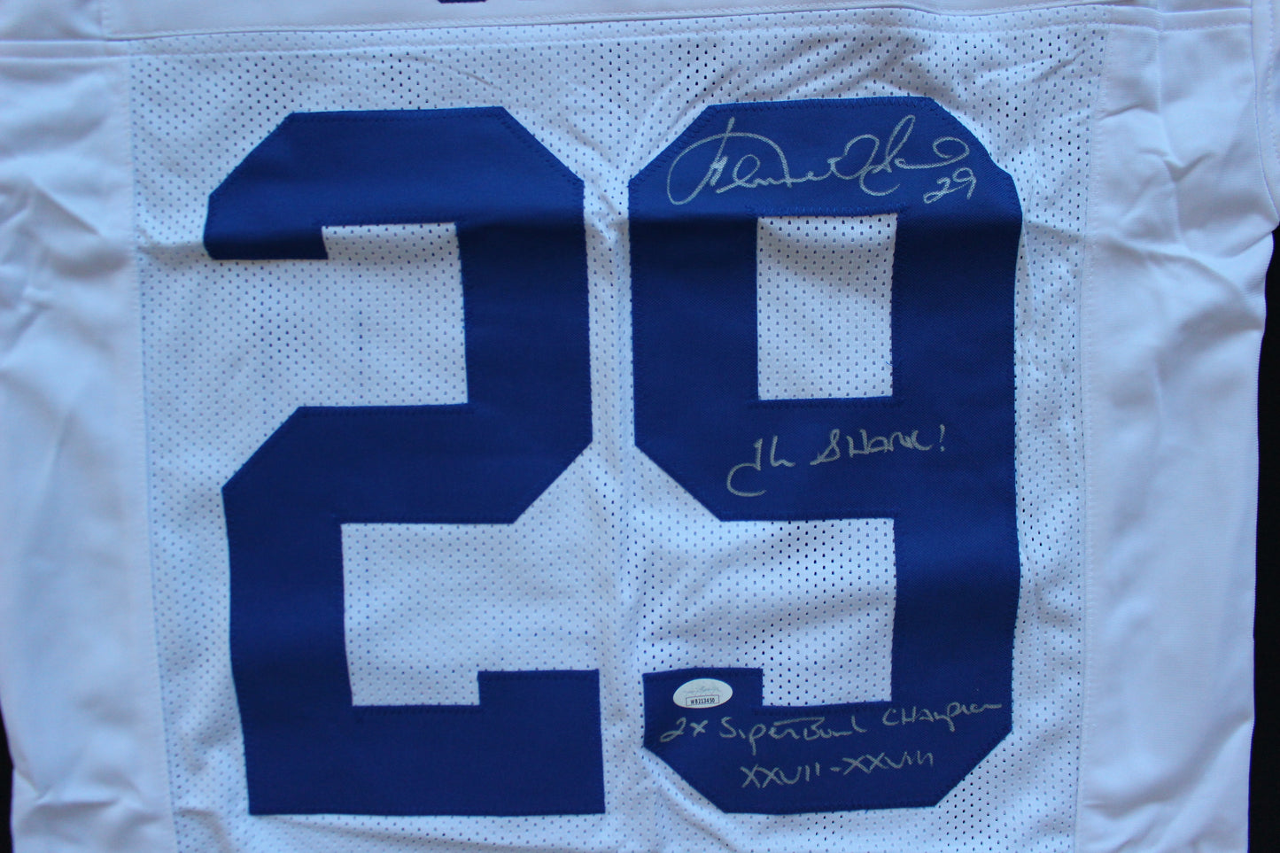 KENNETH KENNY GANT DALLAS COWBOYS SIGNED HOME JERSEY Medium w/INSCs JSA COA