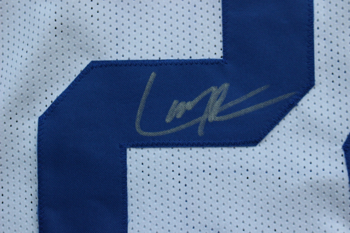 LARRY BROWN DALLAS COWBOYS SIGNED JERSEY TCU BAS