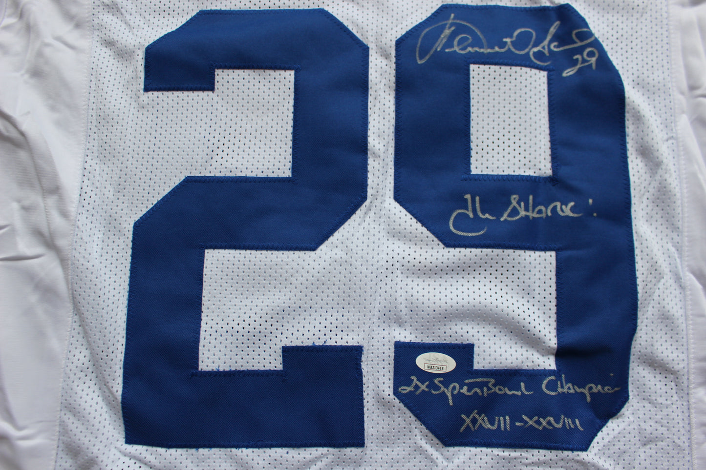 KENNETH KENNY GANT DALLAS COWBOYS SIGNED HOME JERSEY Large w/INSCs JSA COA