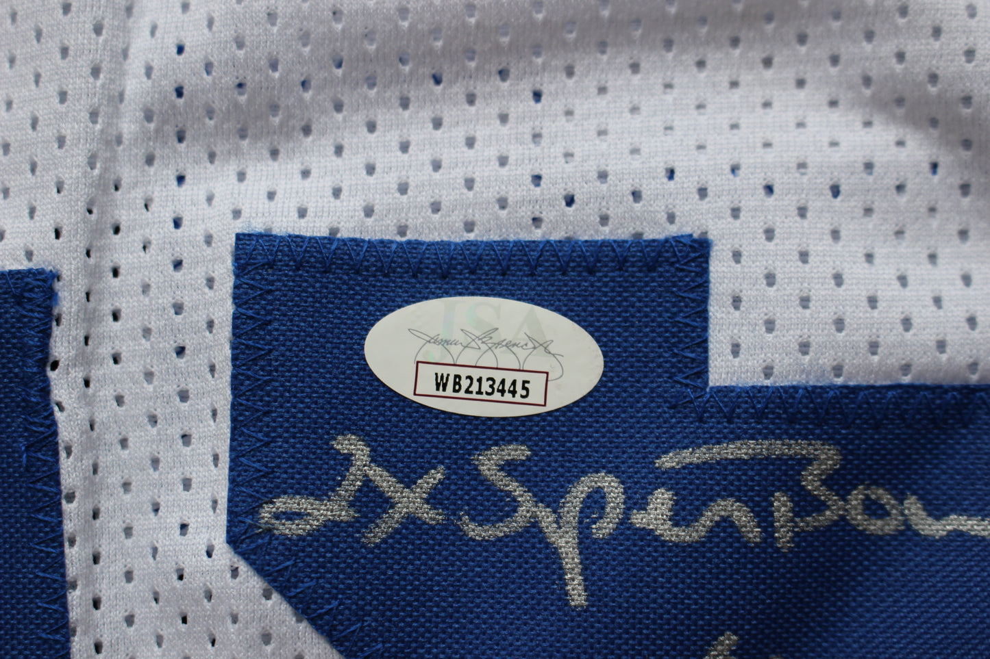 KENNETH KENNY GANT DALLAS COWBOYS SIGNED HOME JERSEY Large w/INSCs JSA COA