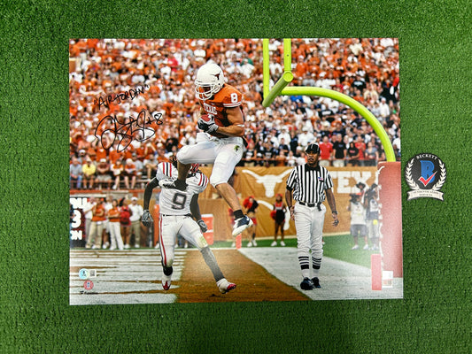 JORDAN SHIPLEY Texas Longhorns SIGNED 16x20 PHOTO w/AIR JORDAN BAS COA