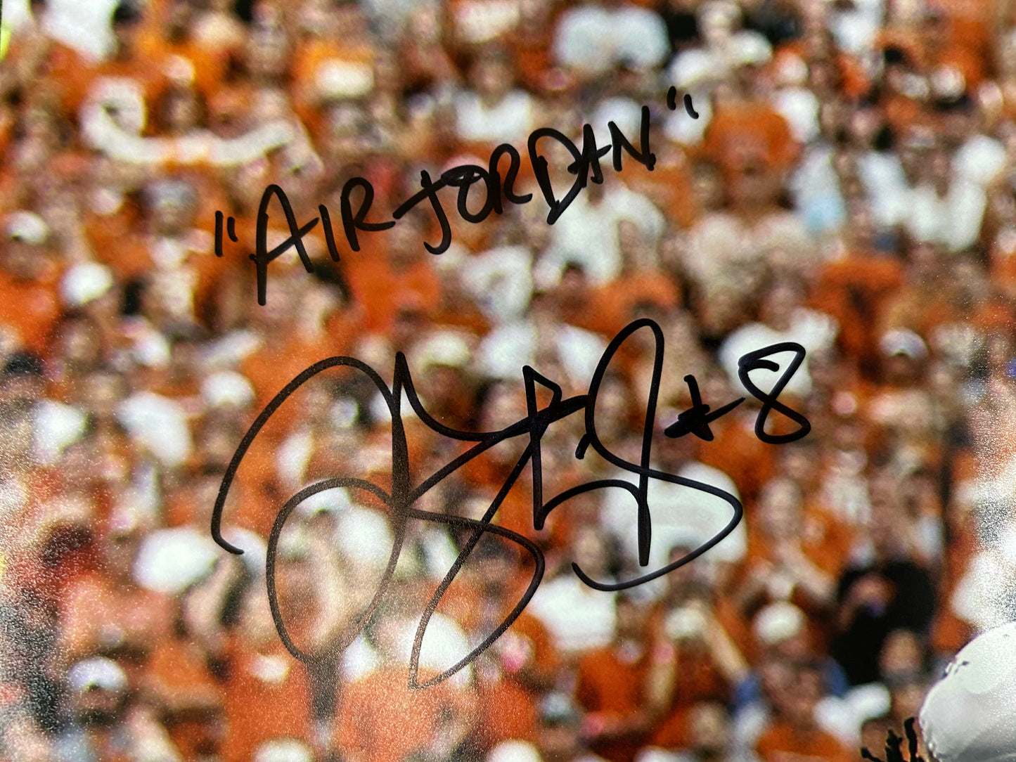 JORDAN SHIPLEY Texas Longhorns SIGNED 16x20 PHOTO w/AIR JORDAN BAS COA