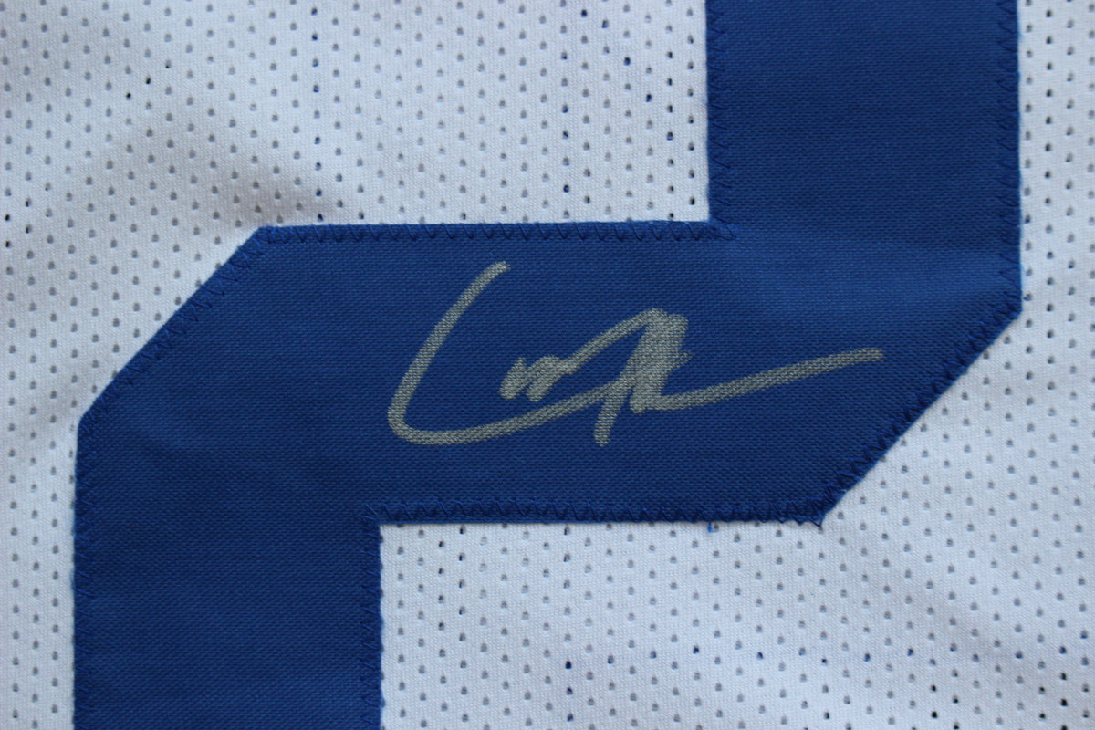 LARRY BROWN DALLAS COWBOYS SIGNED JERSEY TCU BAS