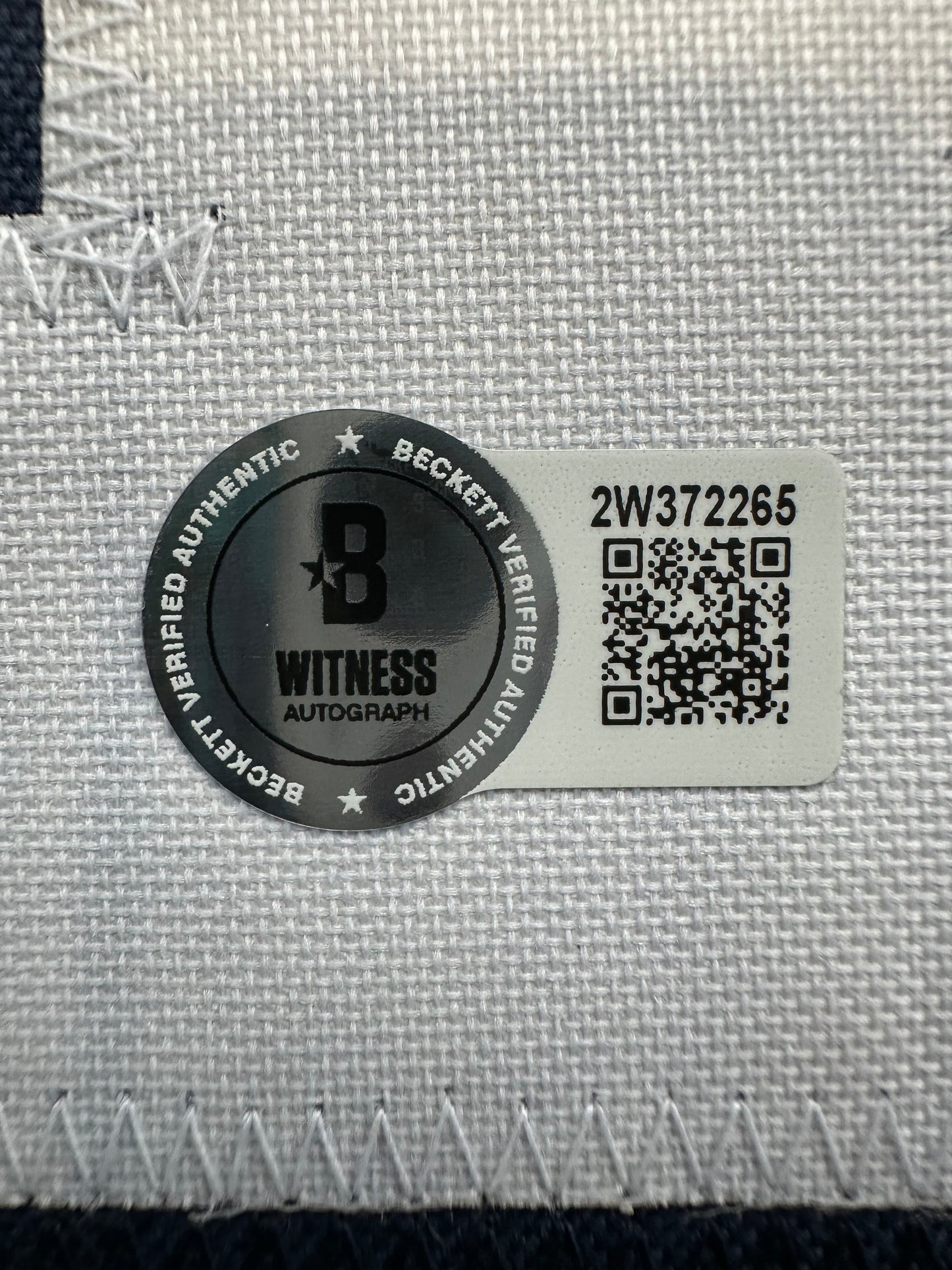 RANDY WHITE DALLAS COWBOYS SIGNED BLUE JERSEY w/HOF 94 INSCRIPTION BAS