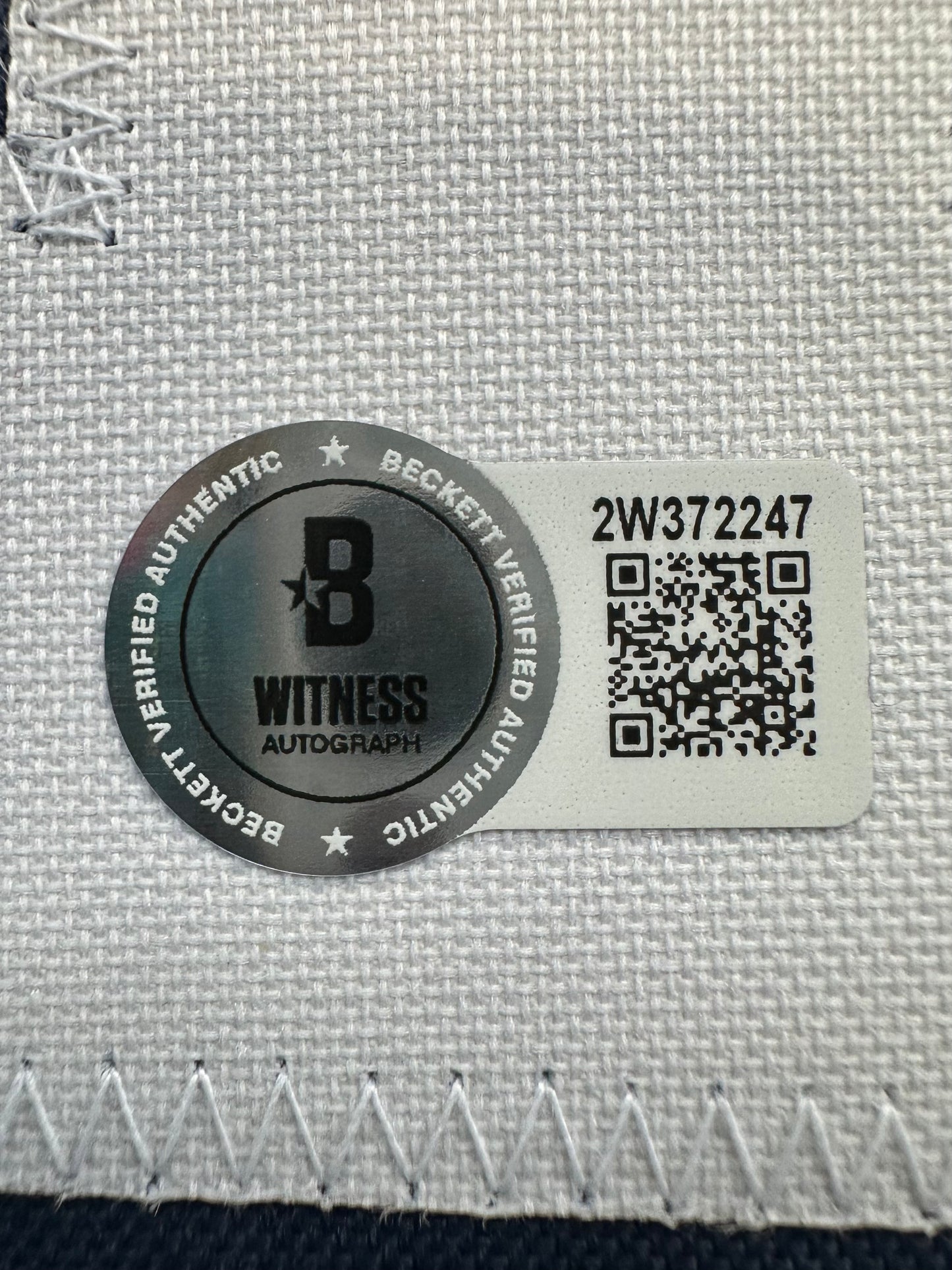 RANDY WHITE DALLAS COWBOYS SIGNED BLUE JERSEY w/HOF 94 INSCRIPTION BAS