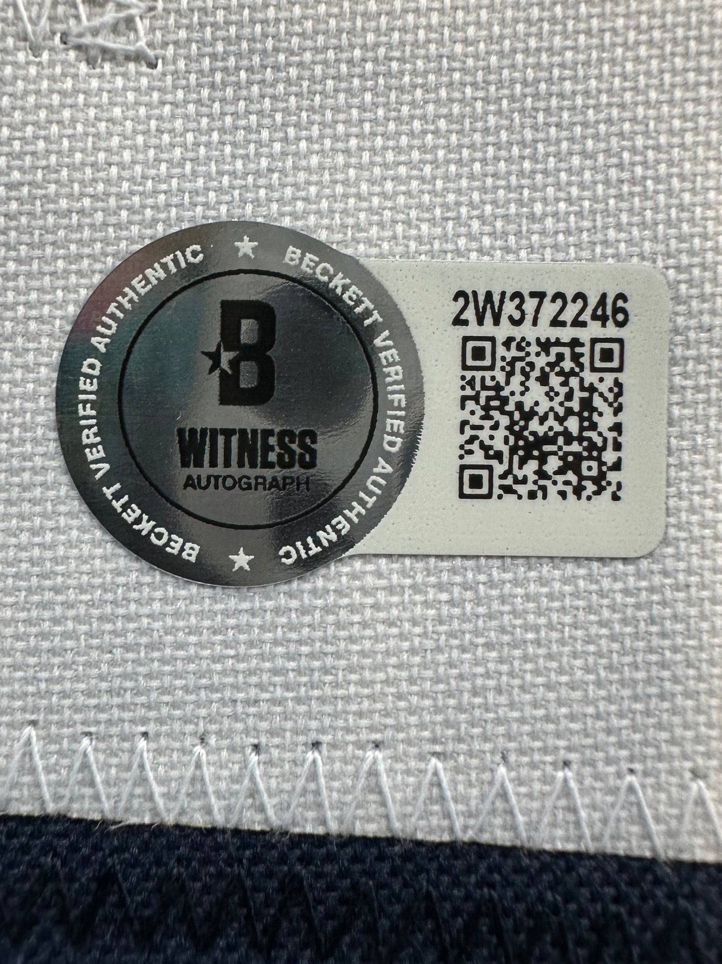 RANDY WHITE DALLAS COWBOYS SIGNED BLUE JERSEY w/HOF 94 INSCRIPTION BAS