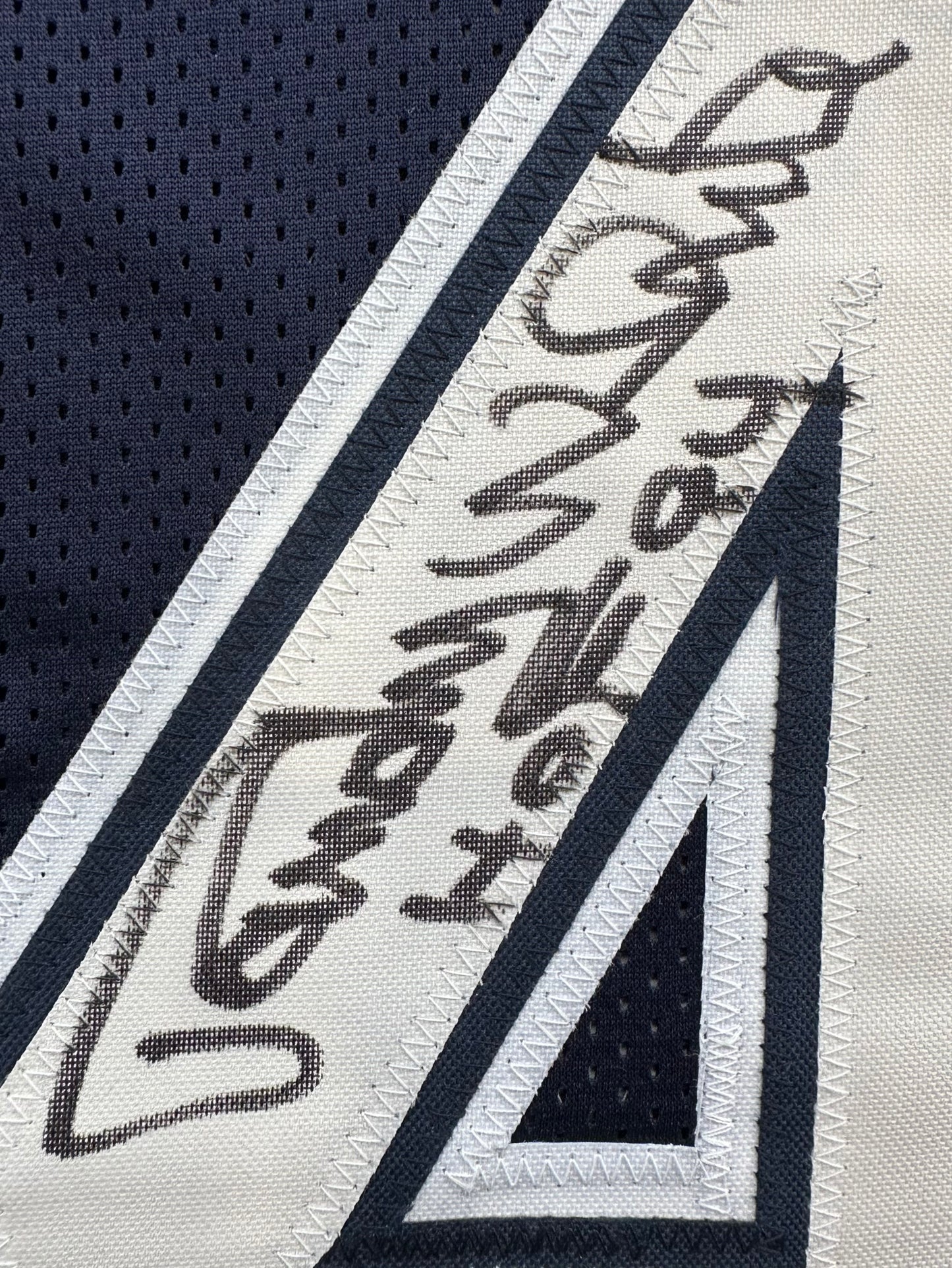 RANDY WHITE DALLAS COWBOYS SIGNED BLUE JERSEY w/HOF 94 INSCRIPTION BAS