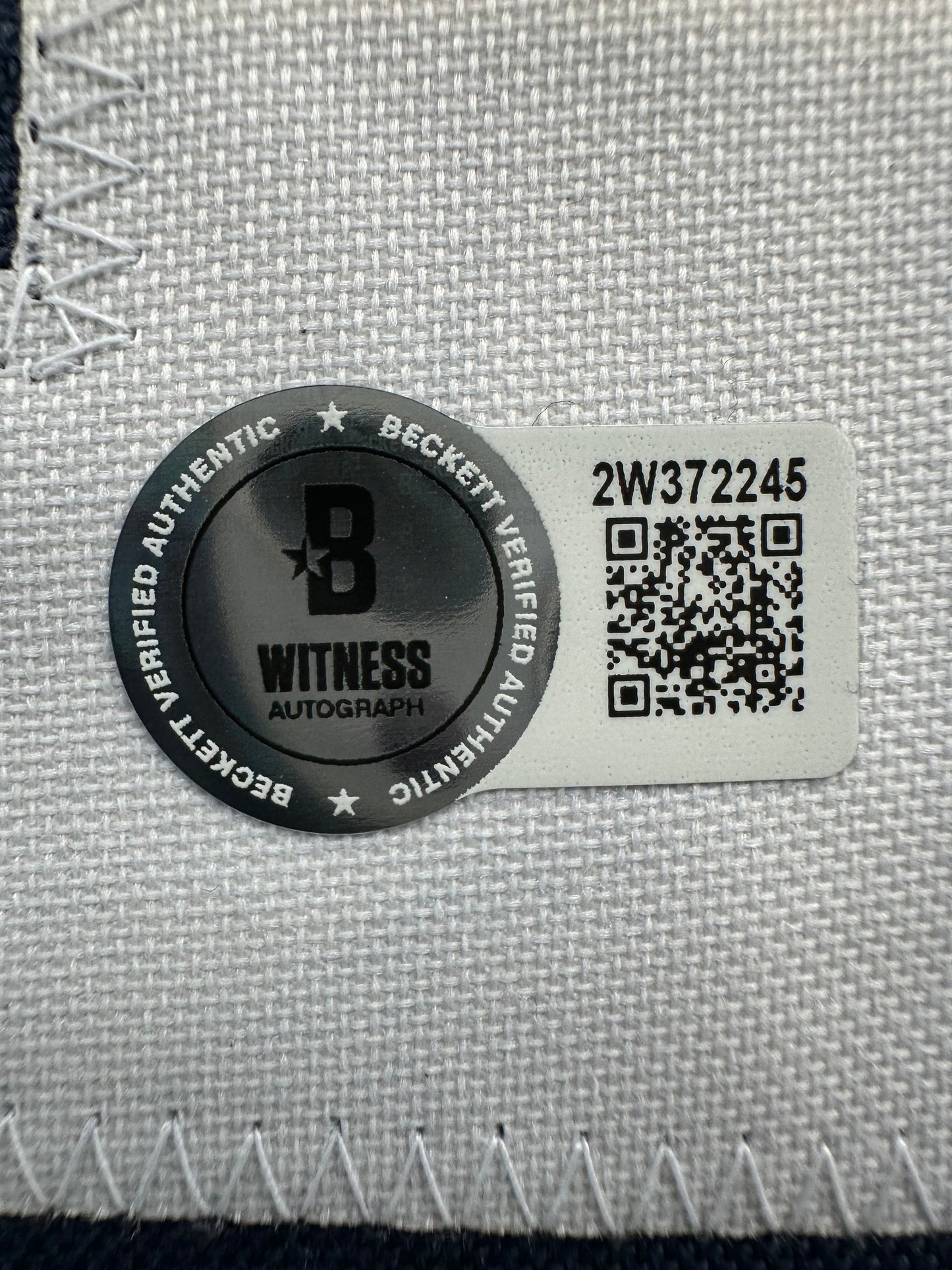 RANDY WHITE DALLAS COWBOYS SIGNED BLUE JERSEY w/HOF 94 INSCRIPTION BAS