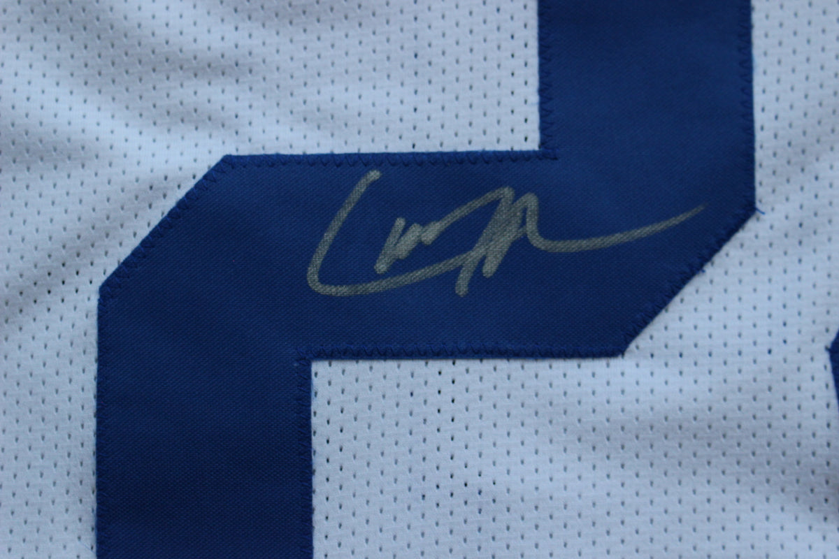 LARRY BROWN DALLAS COWBOYS SIGNED JERSEY TCU BAS