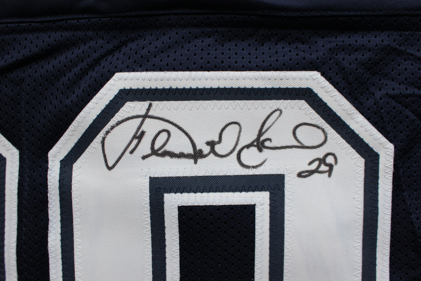 KENNETH KENNY GANT DALLAS COWBOYS SIGNED ROAD JERSEY XL w/INSCs JSA COA