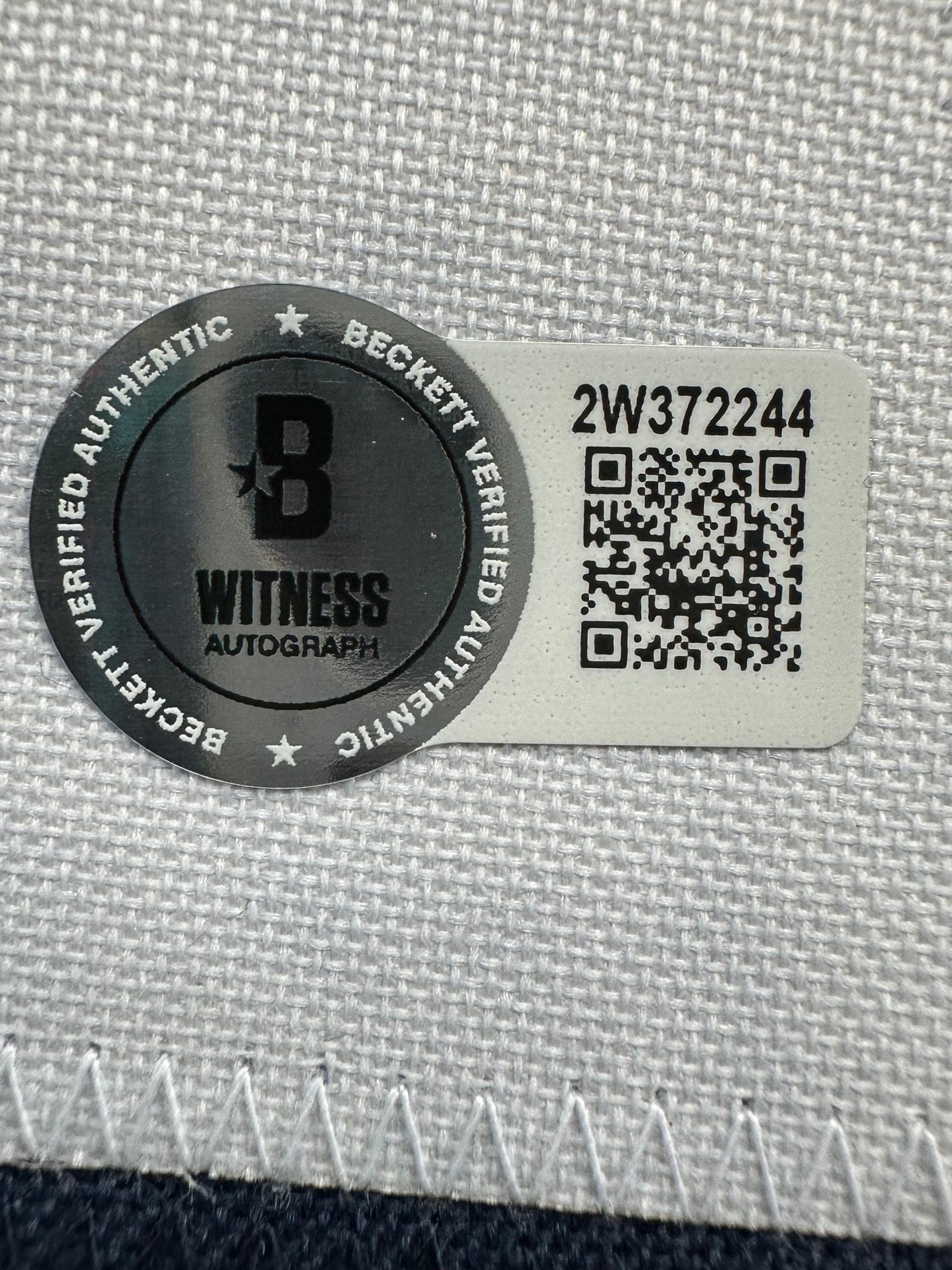 RANDY WHITE DALLAS COWBOYS SIGNED BLUE JERSEY w/HOF 94 INSCRIPTION BAS