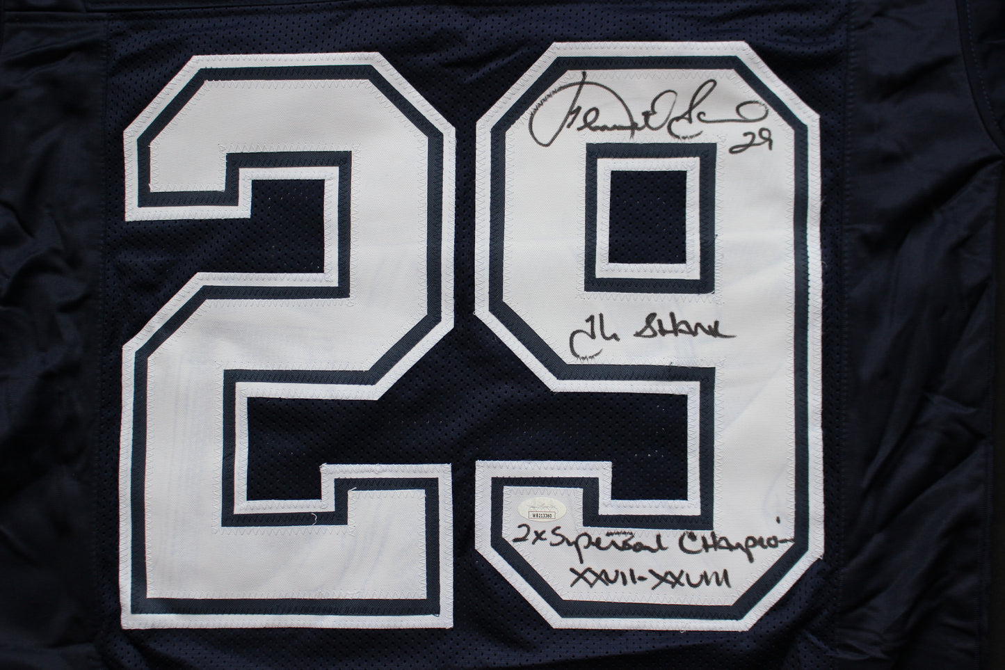KENNETH KENNY GANT DALLAS COWBOYS SIGNED ROAD JERSEY Medium w/INSCs JSA COA