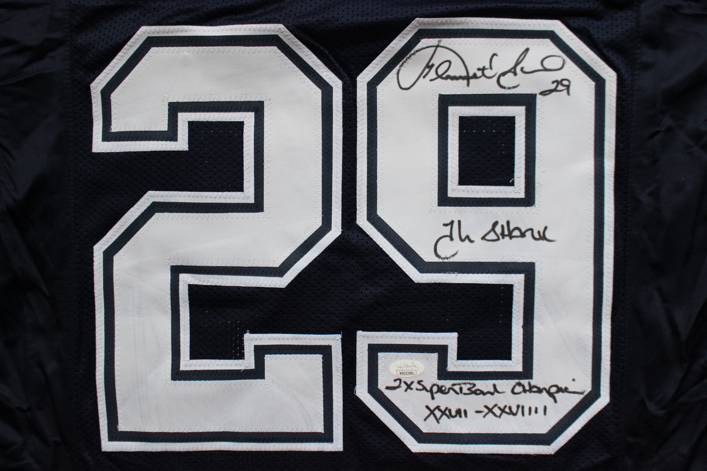 KENNETH KENNY GANT DALLAS COWBOYS SIGNED ROAD JERSEY Medium w/INSCs JSA COA