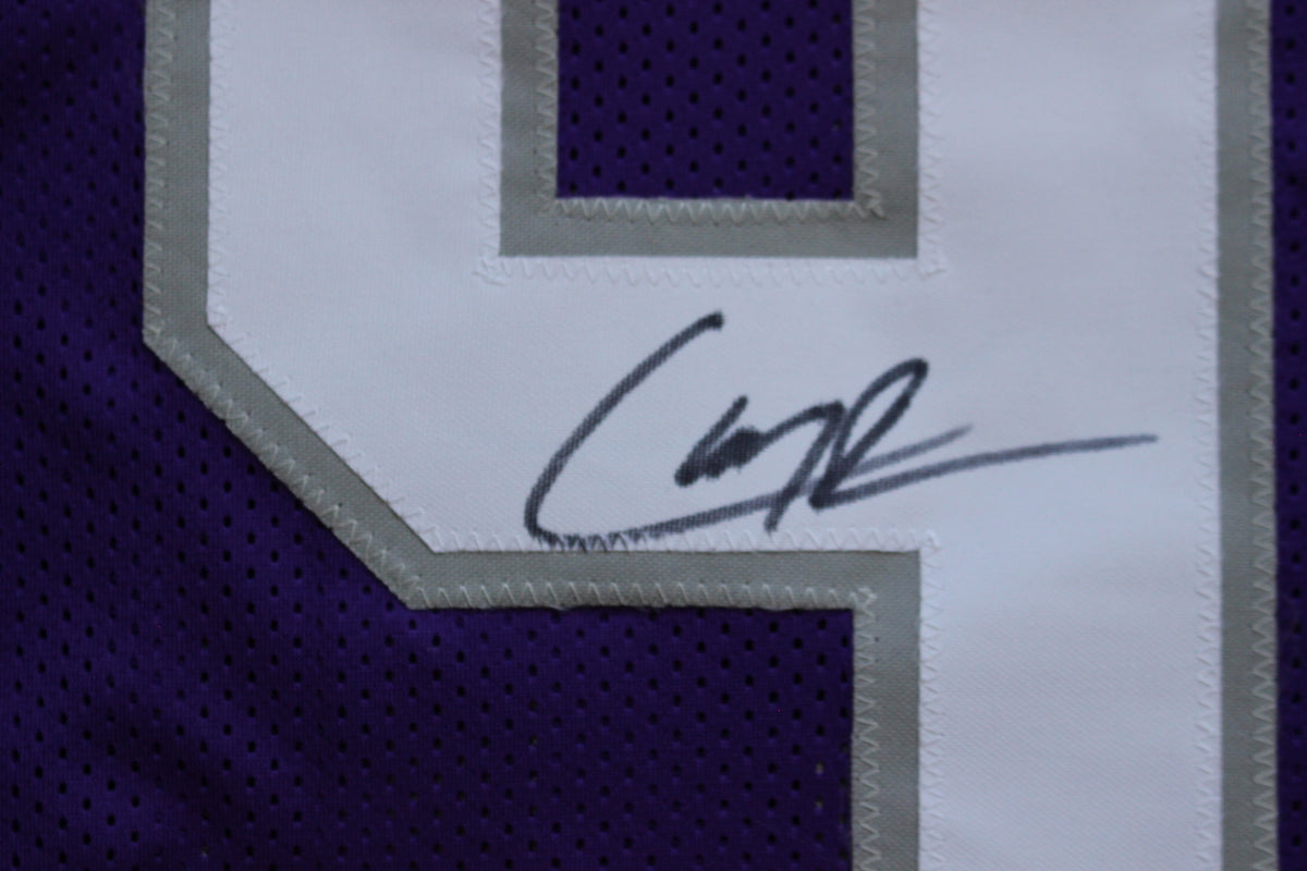 LARRY BROWN TCU HORNED FROGS SIGNED JERSEY Dallas Cowboys BAS