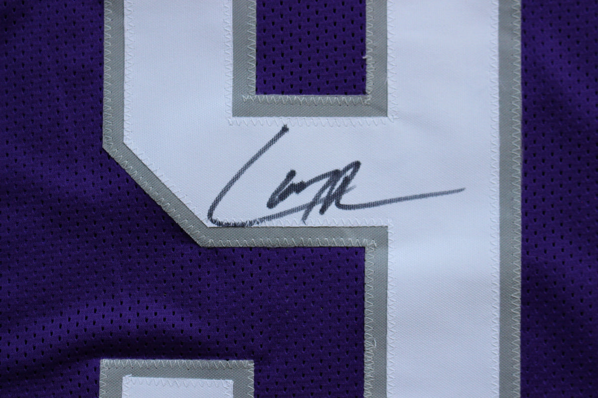 LARRY BROWN TCU HORNED FROGS SIGNED JERSEY Dallas Cowboys BAS