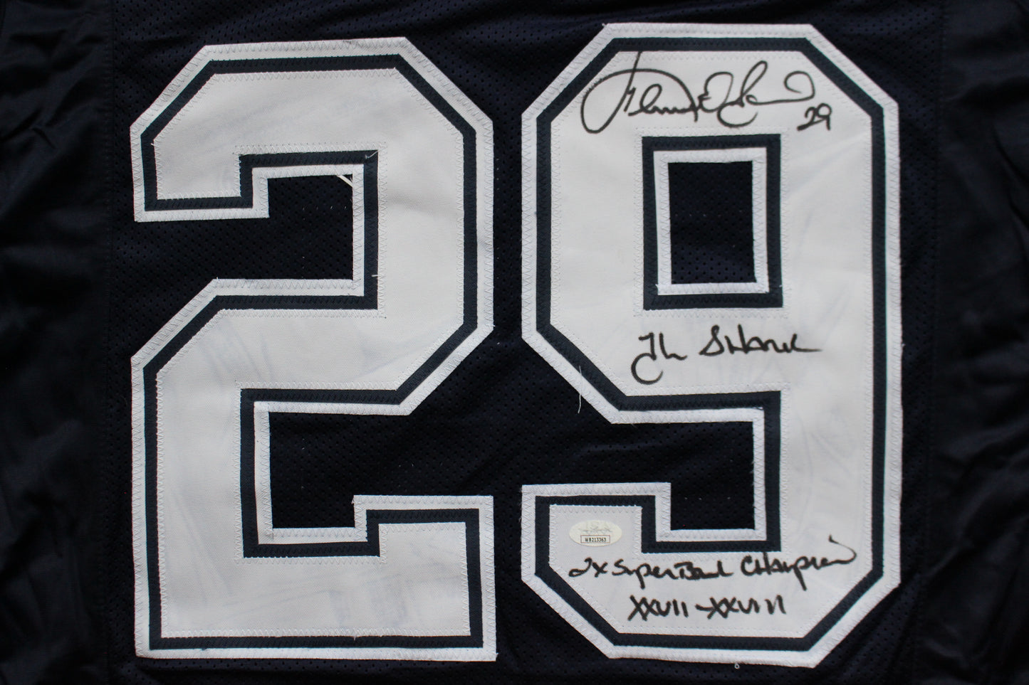 KENNETH KENNY GANT DALLAS COWBOYS SIGNED ROAD JERSEY Medium w/INSCs JSA COA
