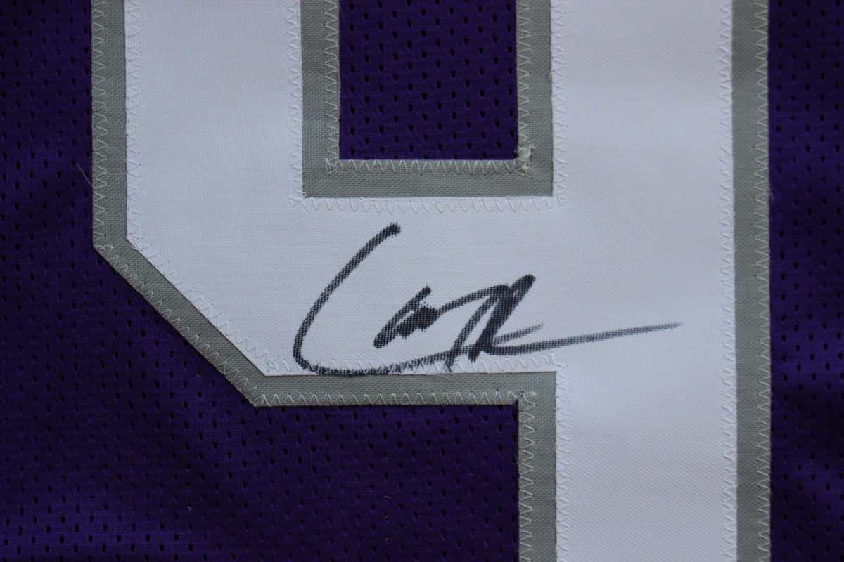 LARRY BROWN TCU HORNED FROGS SIGNED JERSEY Dallas Cowboys BAS