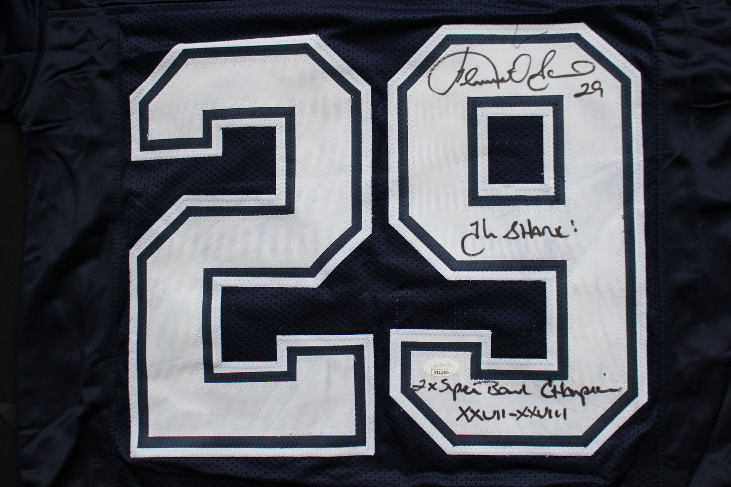 KENNETH KENNY GANT DALLAS COWBOYS SIGNED ROAD JERSEY Medium w/INSCs JSA COA