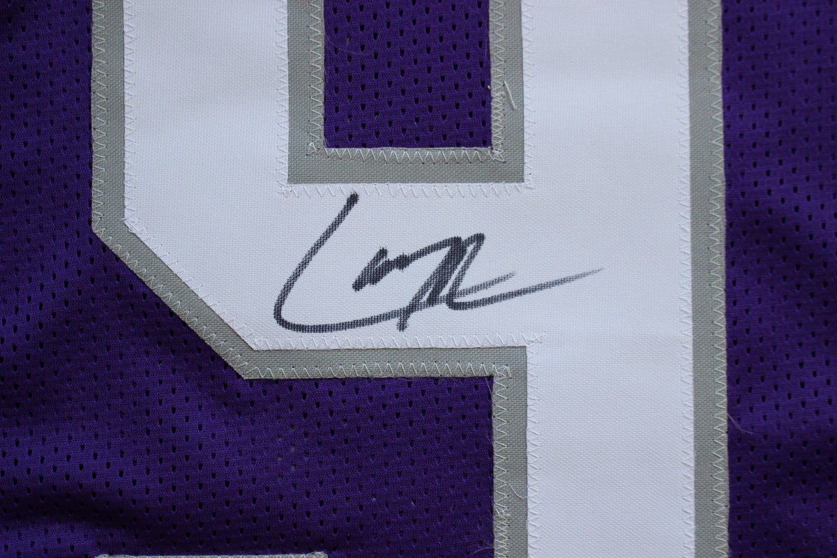 LARRY BROWN TCU HORNED FROGS SIGNED JERSEY Dallas Cowboys BAS