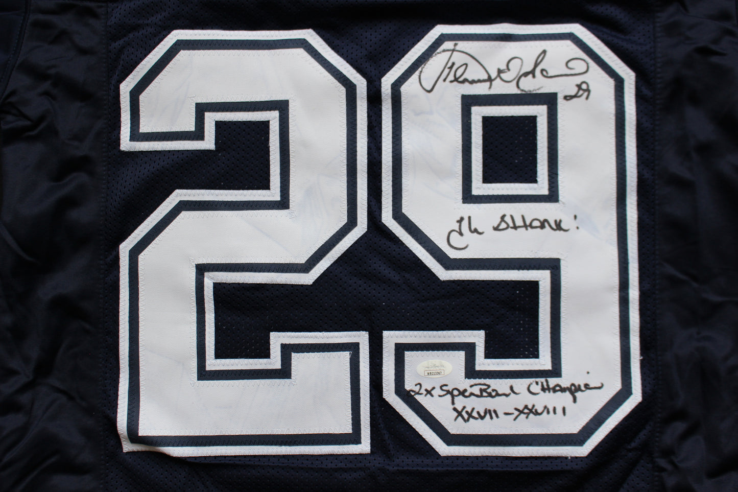 KENNETH KENNY GANT DALLAS COWBOYS SIGNED ROAD JERSEY Medium w/INSCs JSA COA
