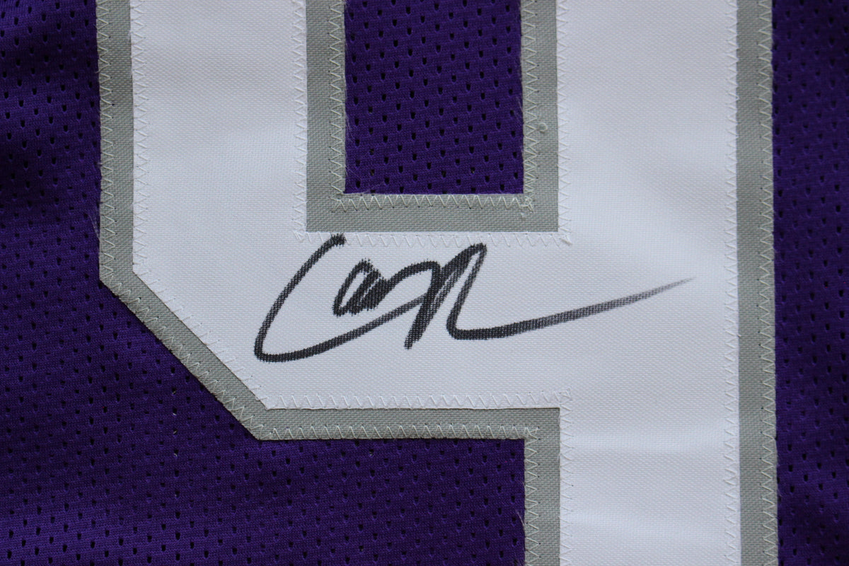 LARRY BROWN TCU HORNED FROGS SIGNED JERSEY Dallas Cowboys BAS