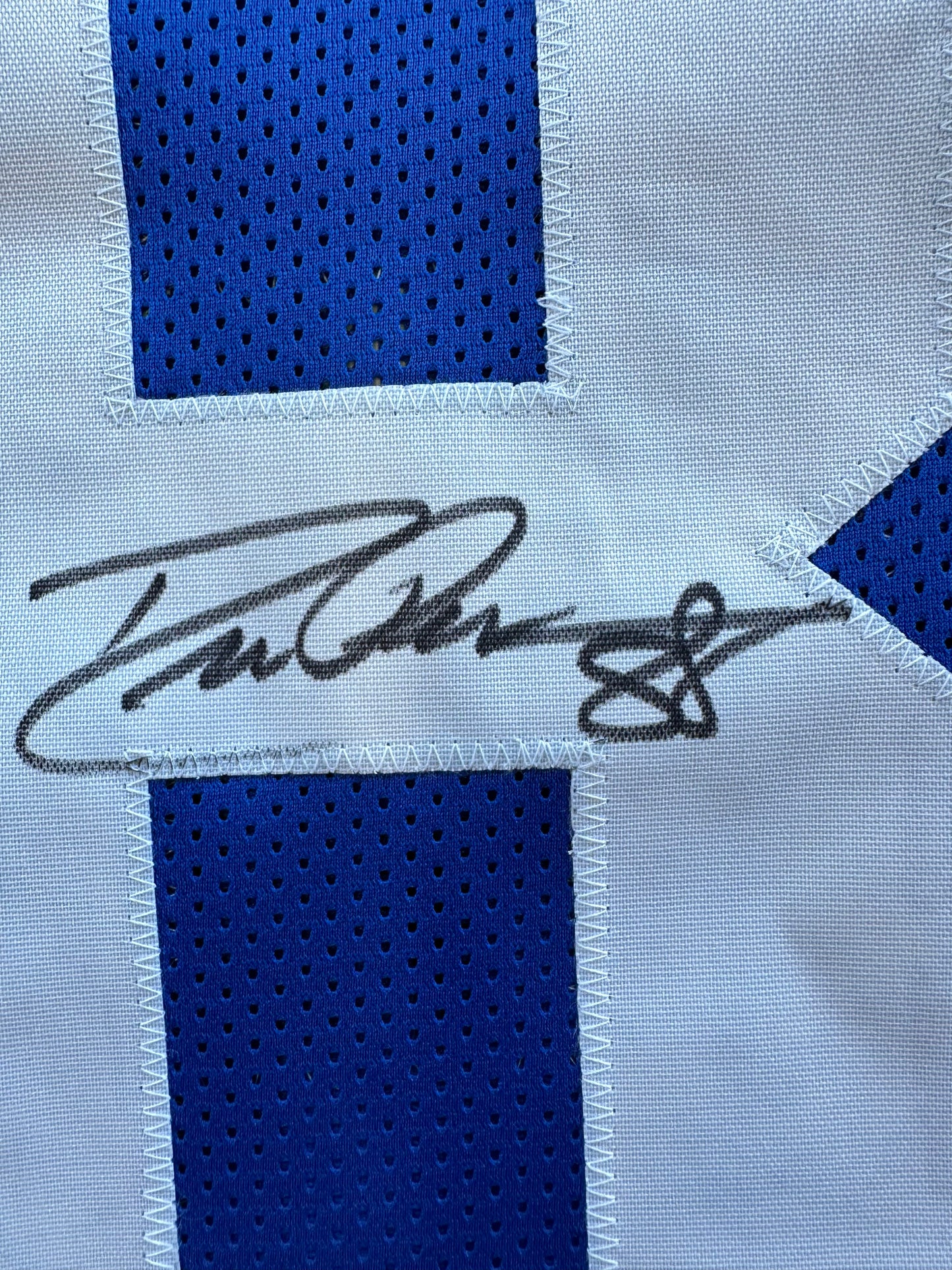 DREW PEARSON DALLAS COWBOYS SIGNED TB JERSEY w/HOF 21 INSCRIPTION L BAS