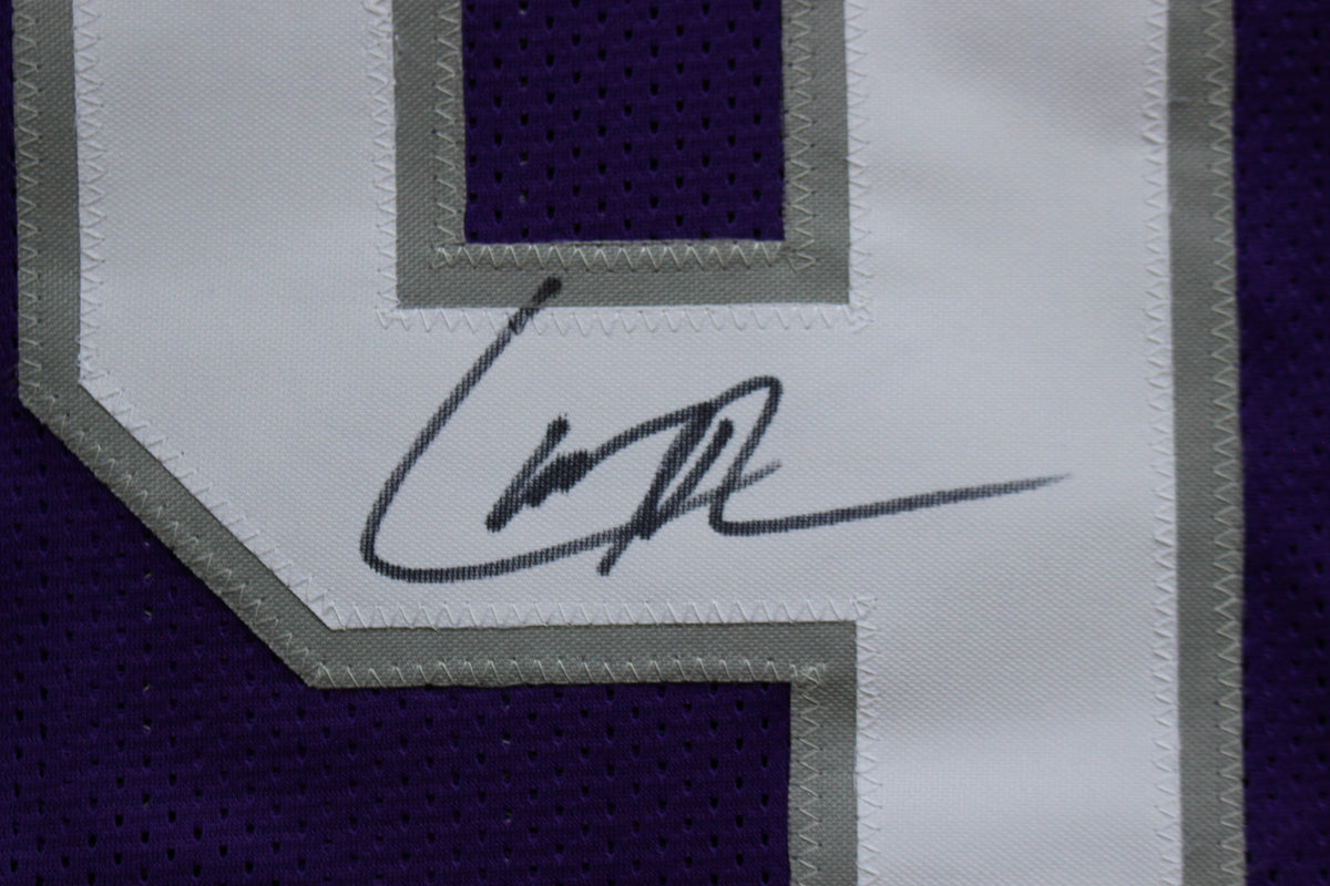 LARRY BROWN TCU HORNED FROGS SIGNED JERSEY Dallas Cowboys BAS