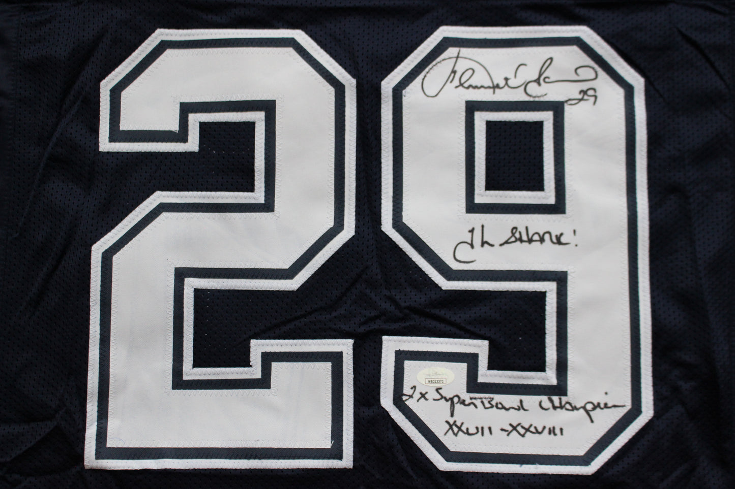 KENNETH KENNY GANT DALLAS COWBOYS SIGNED ROAD JERSEY 3XL w/INSCs JSA COA