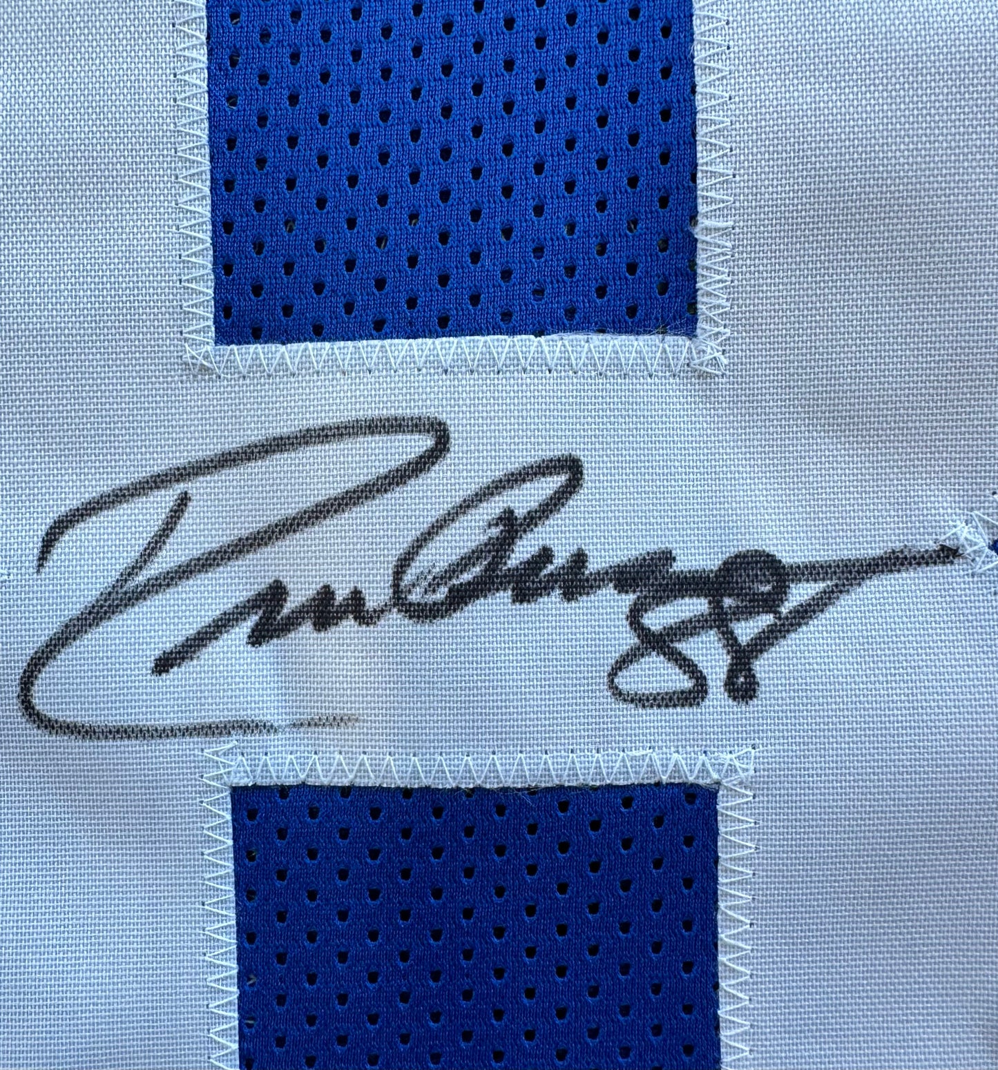 DREW PEARSON DALLAS COWBOYS SIGNED TB JERSEY w/HOF 21 INSCRIPTION L BAS