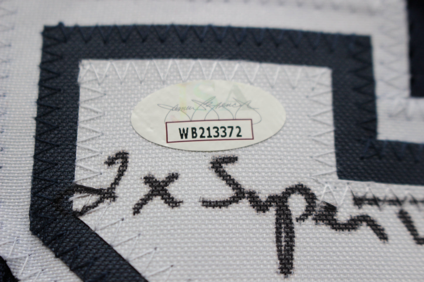 KENNETH KENNY GANT DALLAS COWBOYS SIGNED ROAD JERSEY 3XL w/INSCs JSA COA