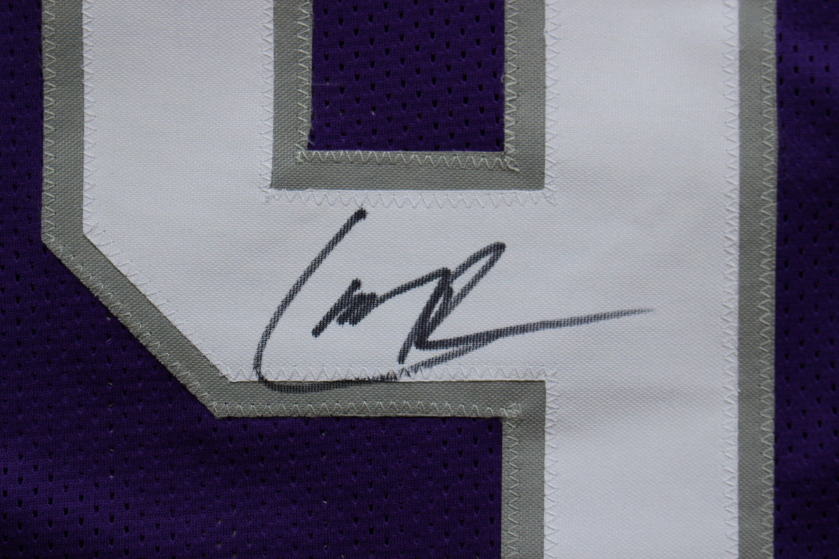 LARRY BROWN TCU HORNED FROGS SIGNED JERSEY Dallas Cowboys BAS