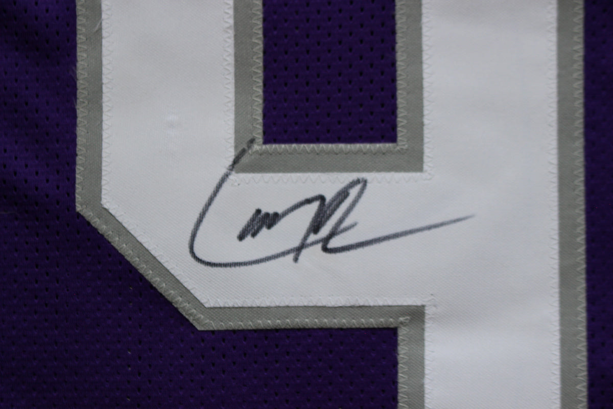 LARRY BROWN TCU HORNED FROGS SIGNED JERSEY Dallas Cowboys BAS