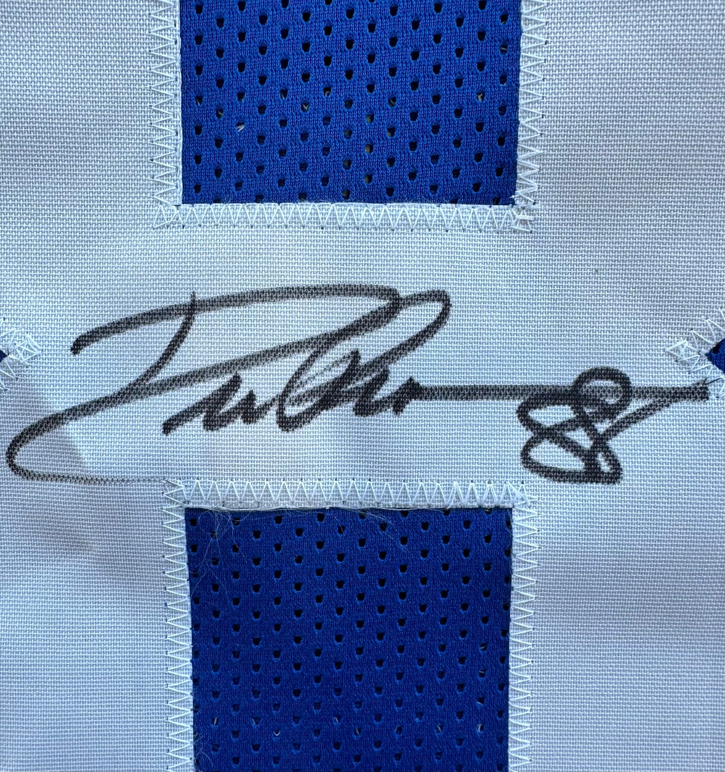 DREW PEARSON DALLAS COWBOYS SIGNED TB JERSEY w/HOF 21 INSCRIPTION L BAS