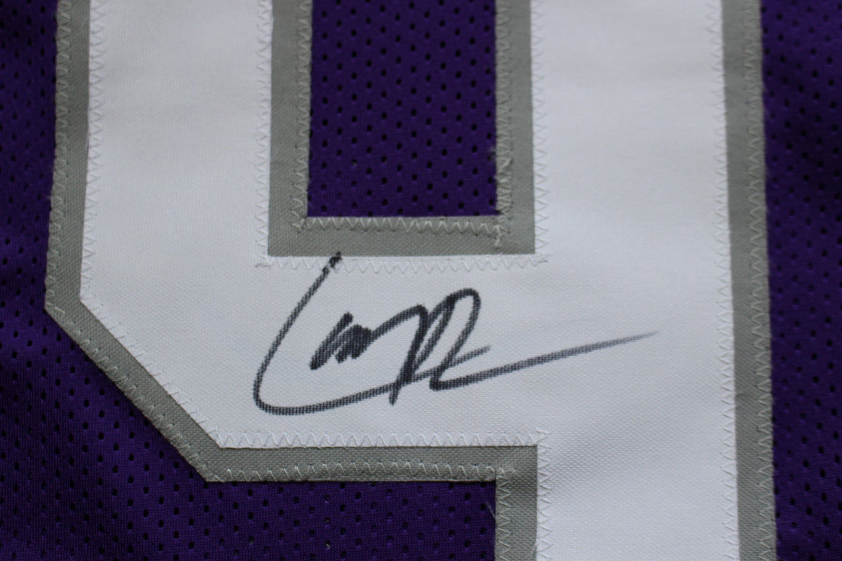 LARRY BROWN TCU HORNED FROGS SIGNED JERSEY Dallas Cowboys BAS