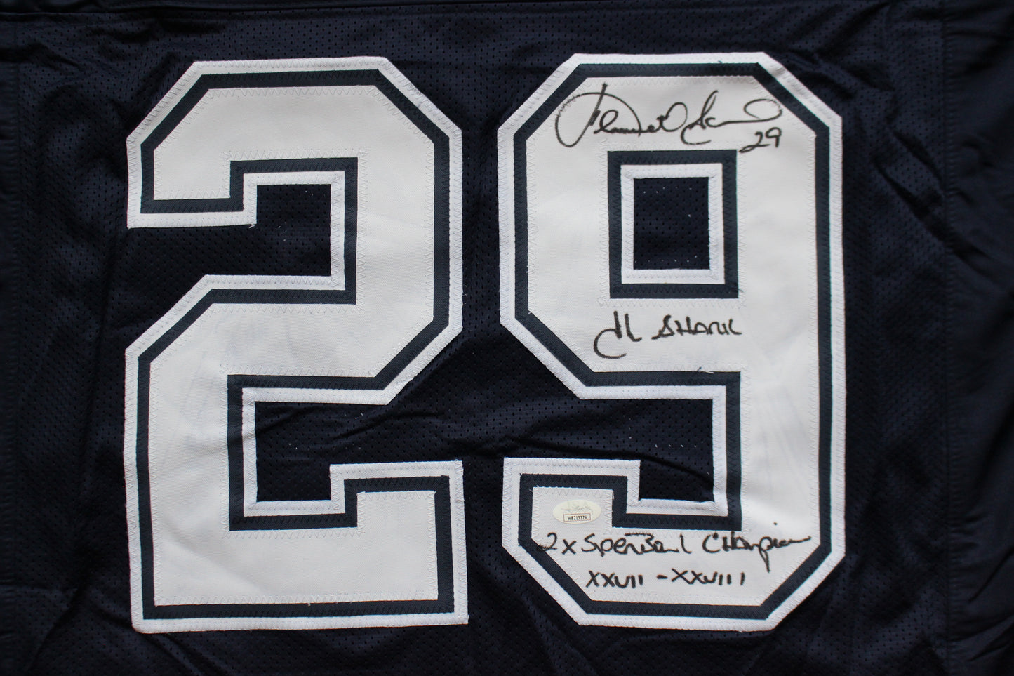 KENNETH KENNY GANT DALLAS COWBOYS SIGNED ROAD JERSEY 3XL w/INSCs JSA COA