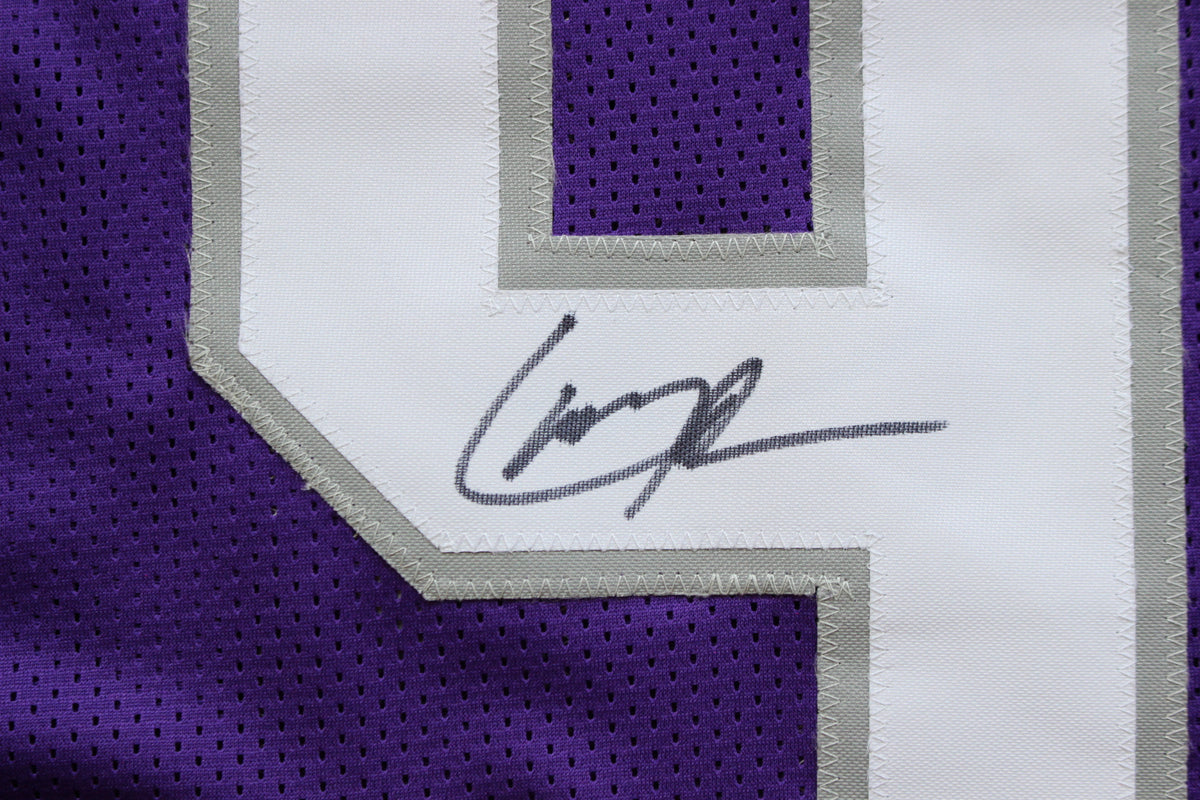 LARRY BROWN TCU HORNED FROGS SIGNED JERSEY Dallas Cowboys BAS