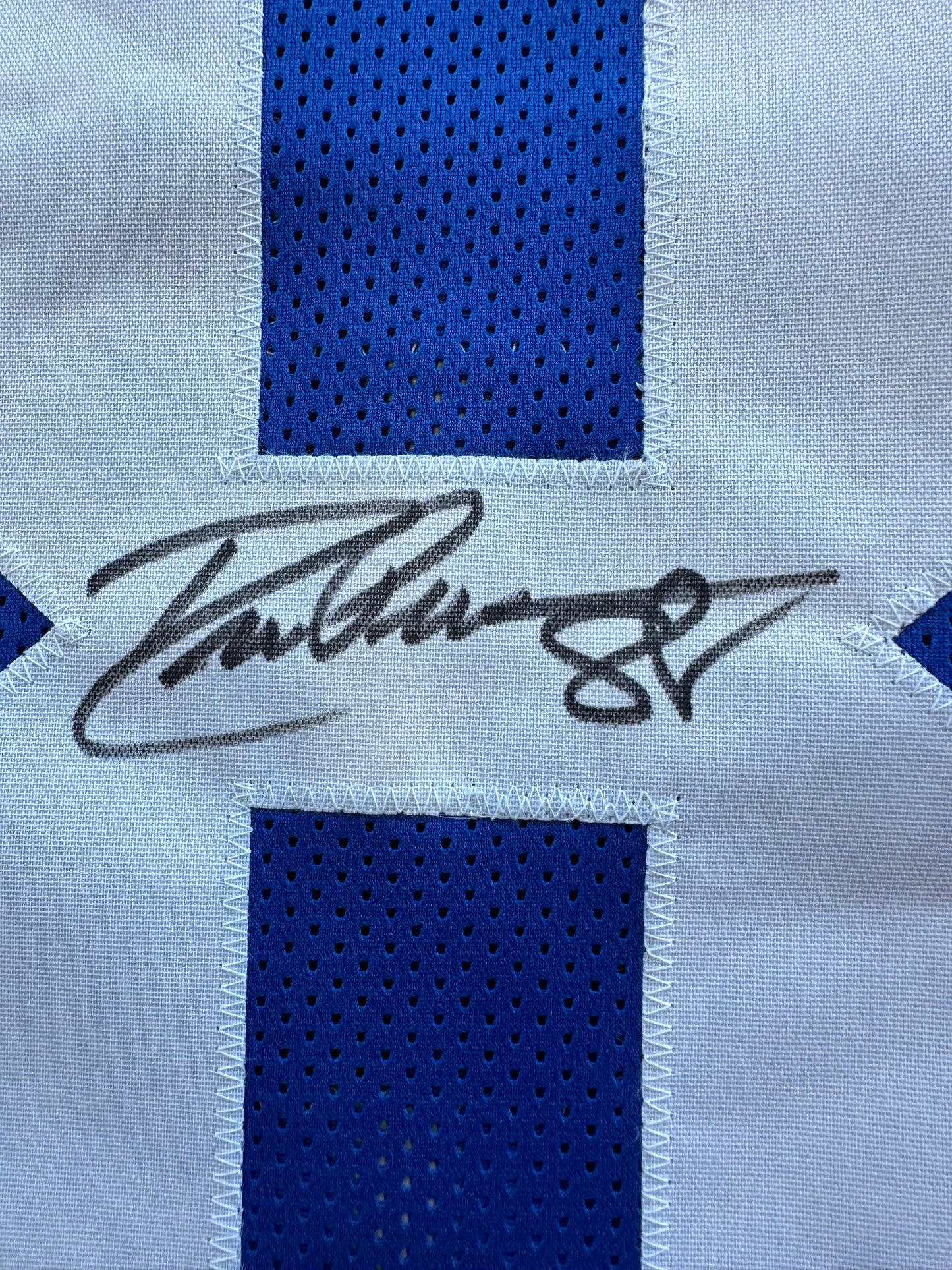 DREW PEARSON DALLAS COWBOYS SIGNED TB JERSEY w/HOF 21 INSCRIPTION L BAS