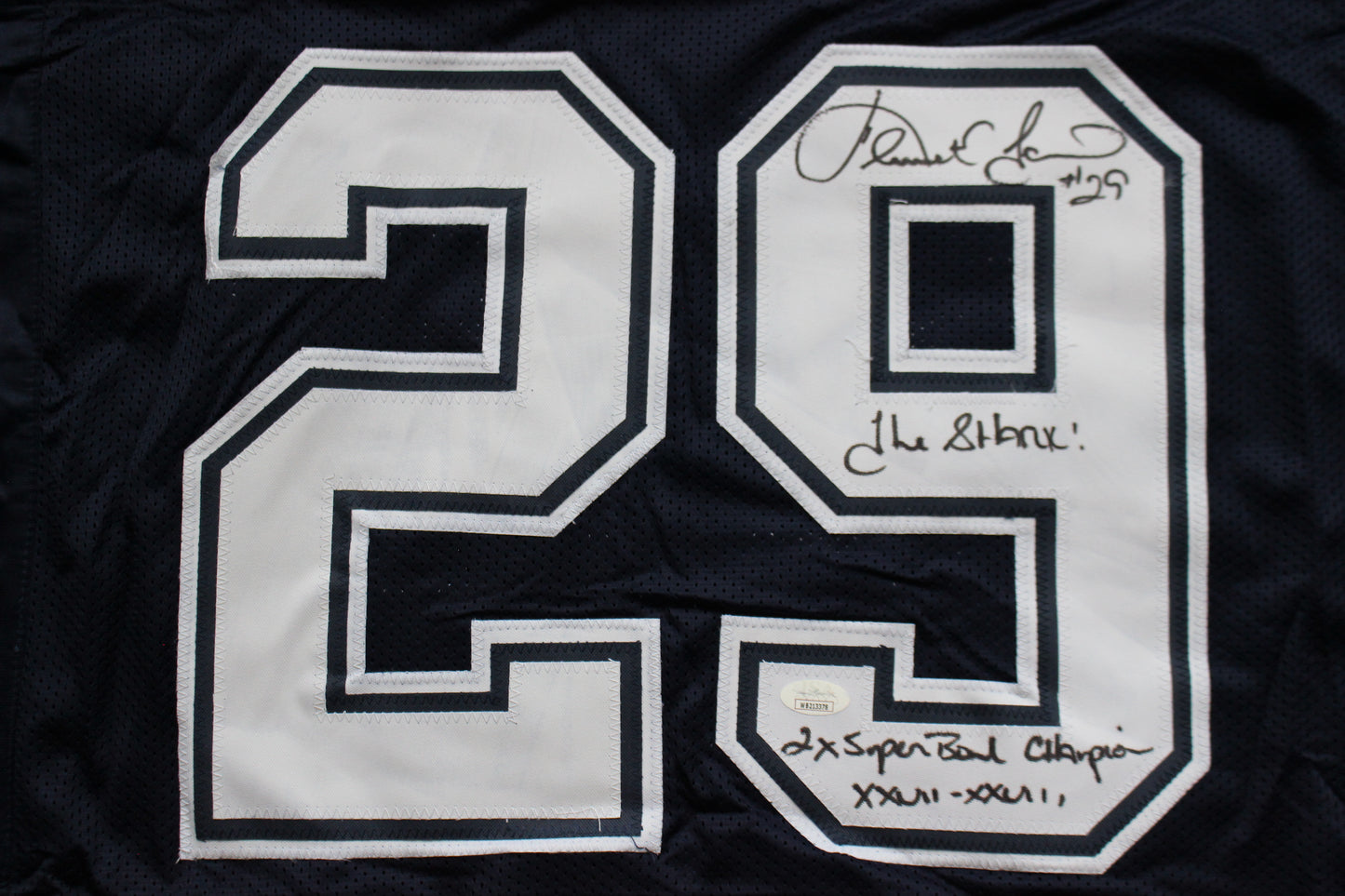 KENNETH KENNY GANT DALLAS COWBOYS SIGNED ROAD JERSEY 3XL w/INSCs JSA COA