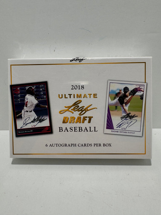 2018 Leaf Ultimate Draft Baseball Hobby Box