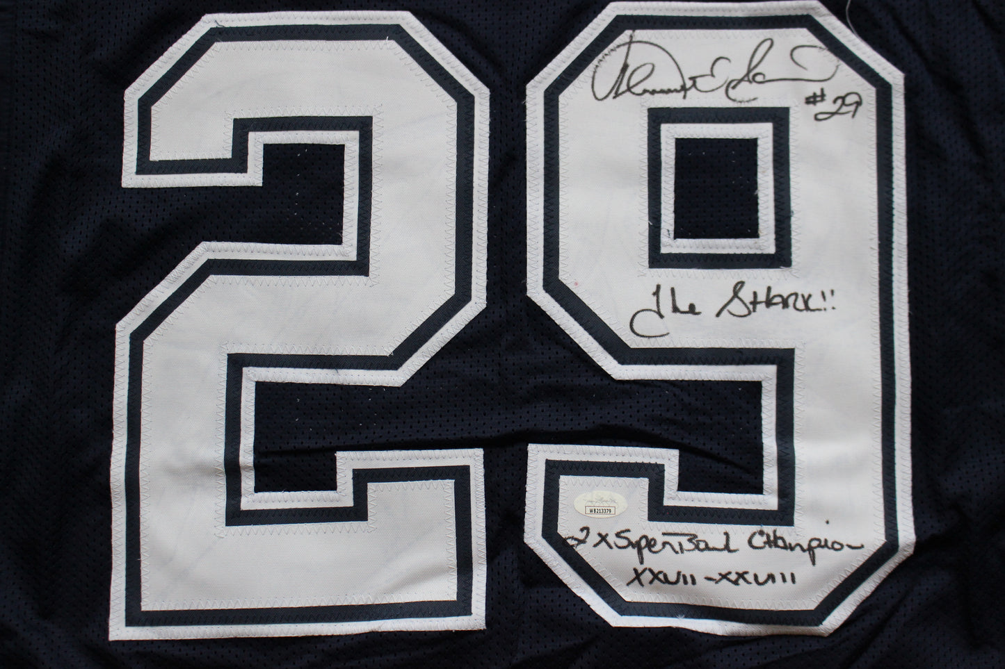 KENNETH KENNY GANT DALLAS COWBOYS SIGNED ROAD JERSEY 3XL w/INSCs JSA COA