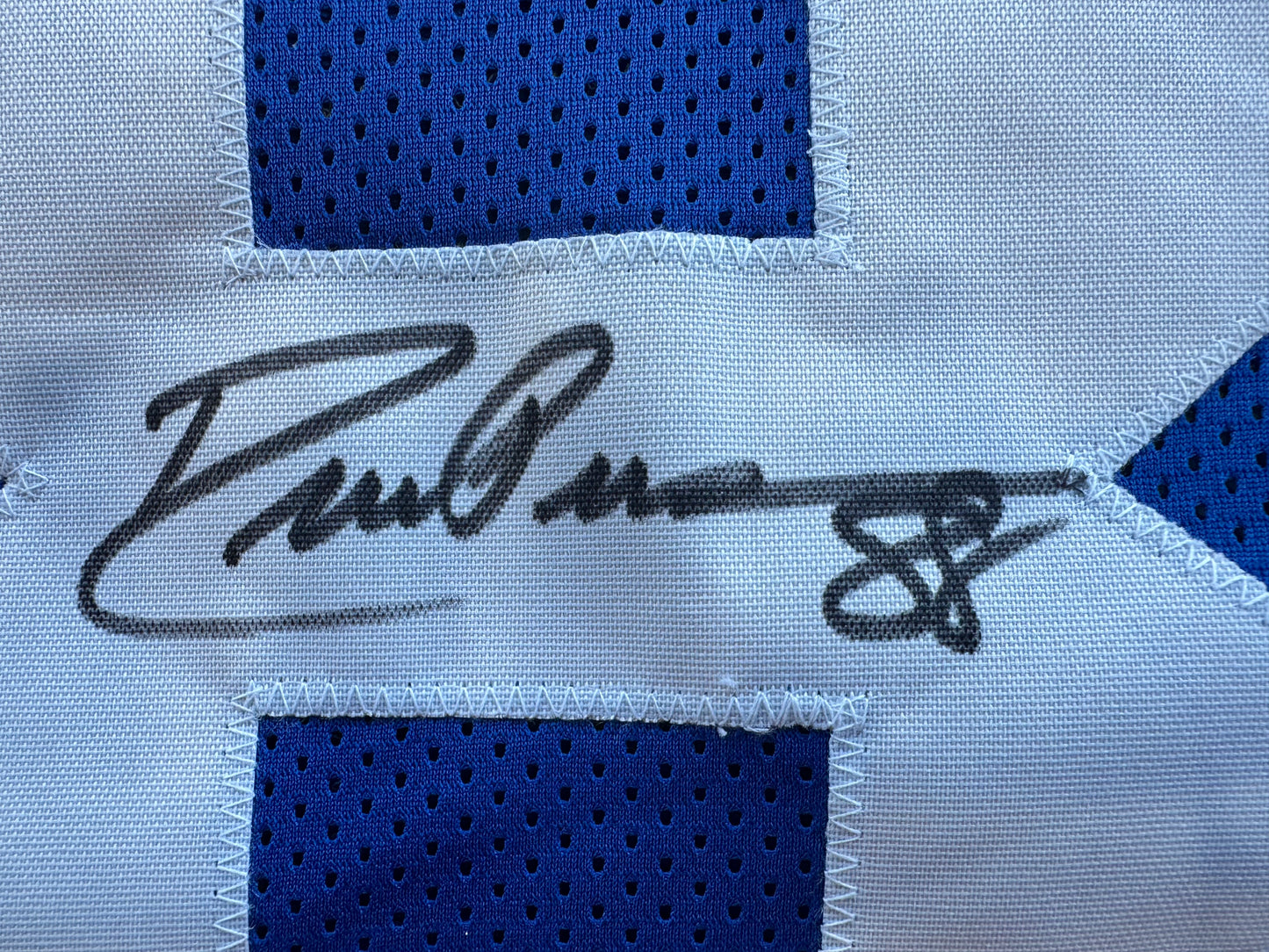 DREW PEARSON DALLAS COWBOYS SIGNED TB JERSEY w/HOF 21 INSCRIPTION 3XL BAS