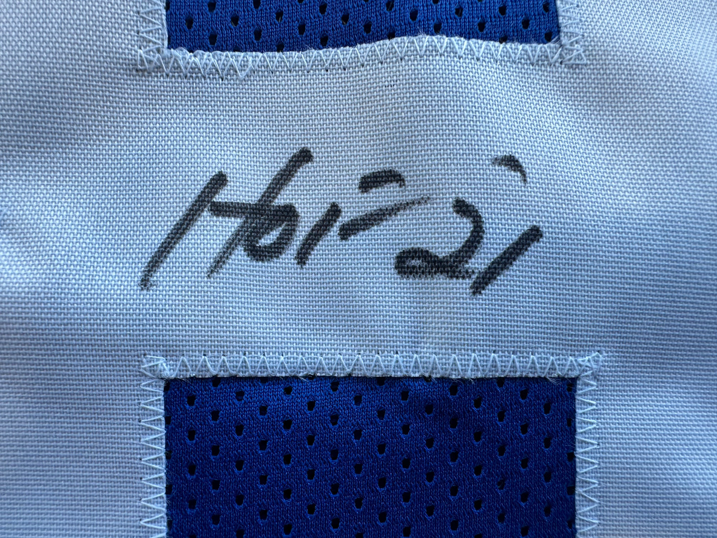 DREW PEARSON DALLAS COWBOYS SIGNED TB JERSEY w/HOF 21 INSCRIPTION 3XL BAS