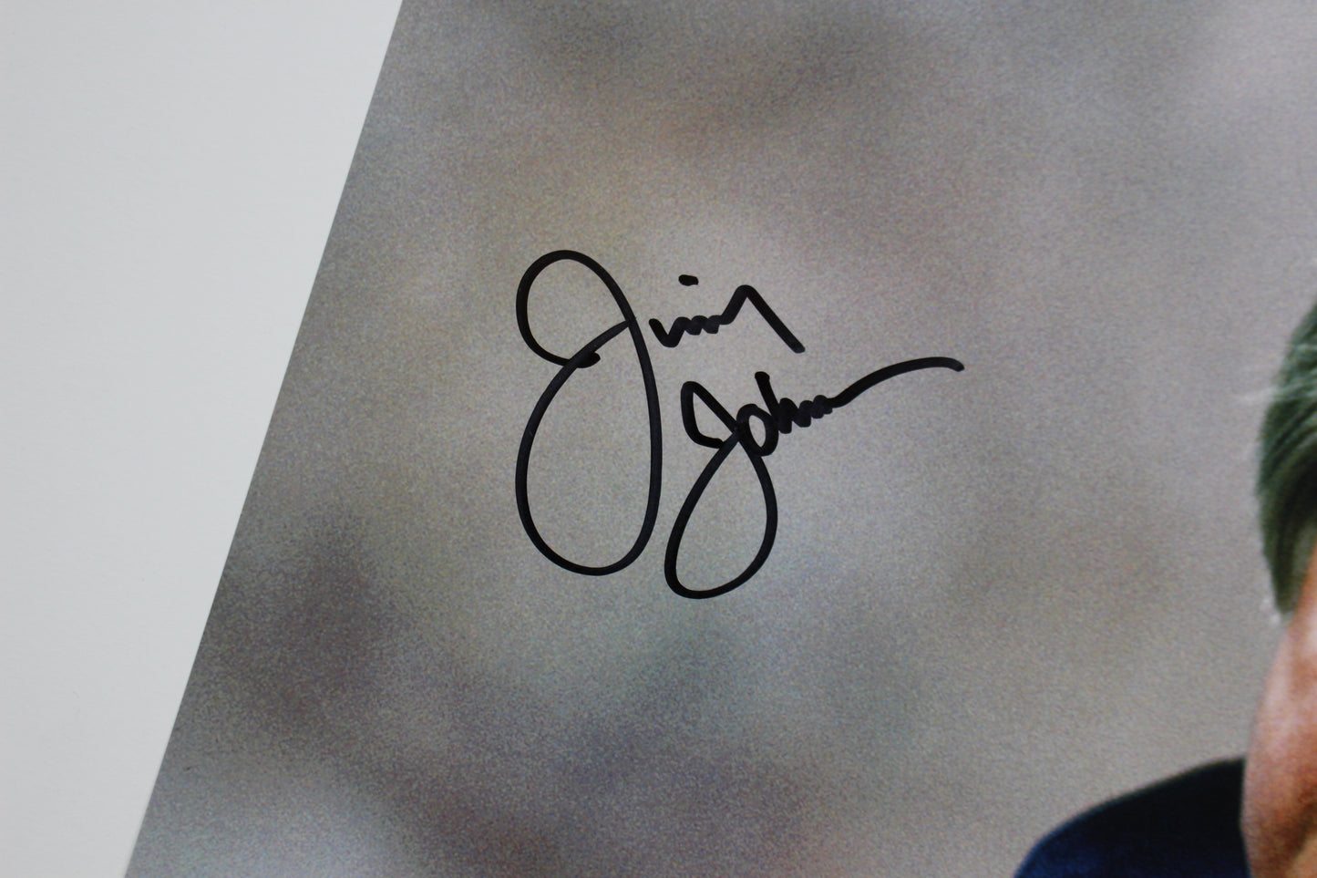 JIMMY JOHNSON DALLAS COWBOYS SIGNED HeadSet 16x20 PHOTO BAS COA