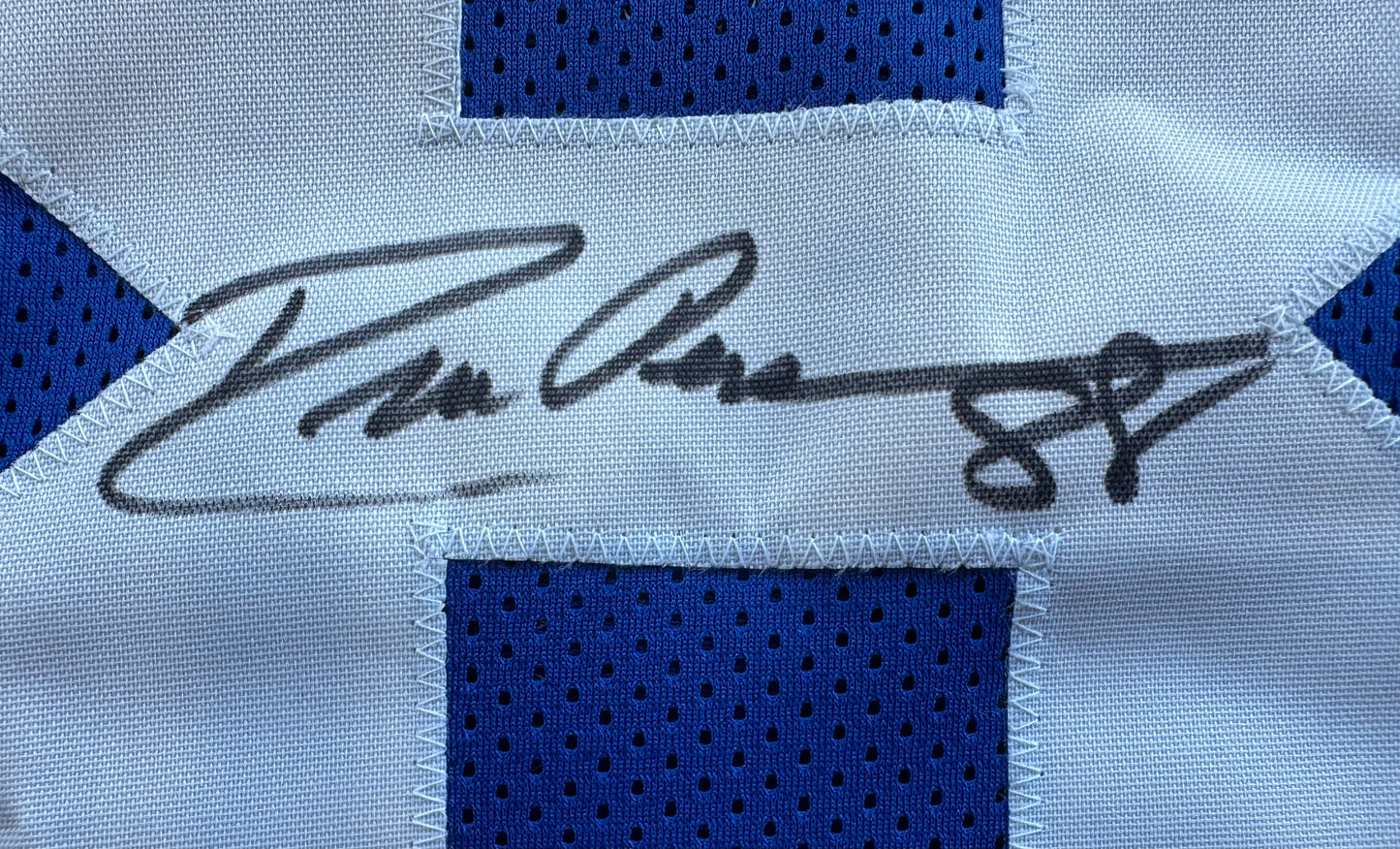 DREW PEARSON DALLAS COWBOYS SIGNED TB JERSEY w/HOF 21 INSCRIPTION 3XL BAS