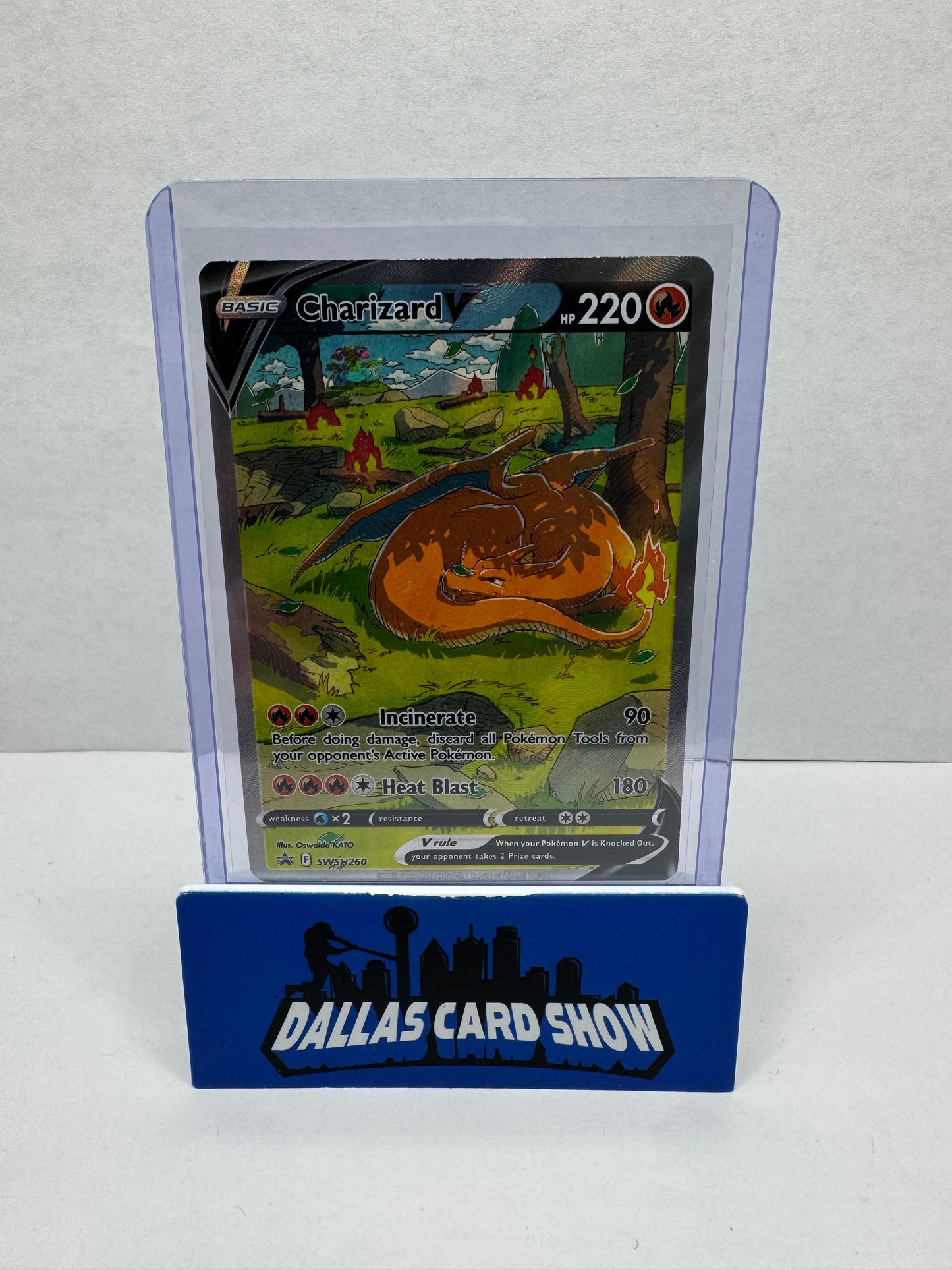 2022 Pokemon - Charizard V (BSP) - SWSH260 Light DMG