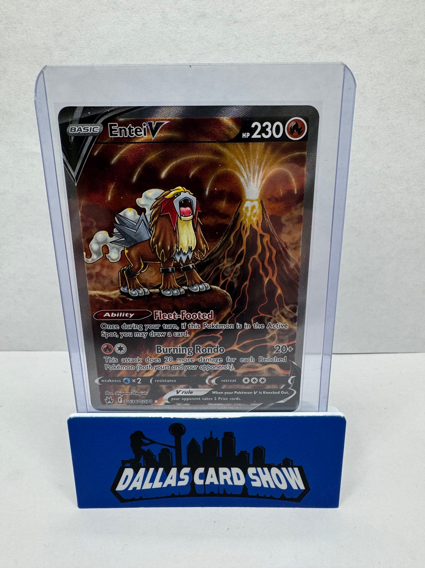 2023 Pokemon - Entei V Gallerian Gallery - GG36/GG70 Crown Zenith